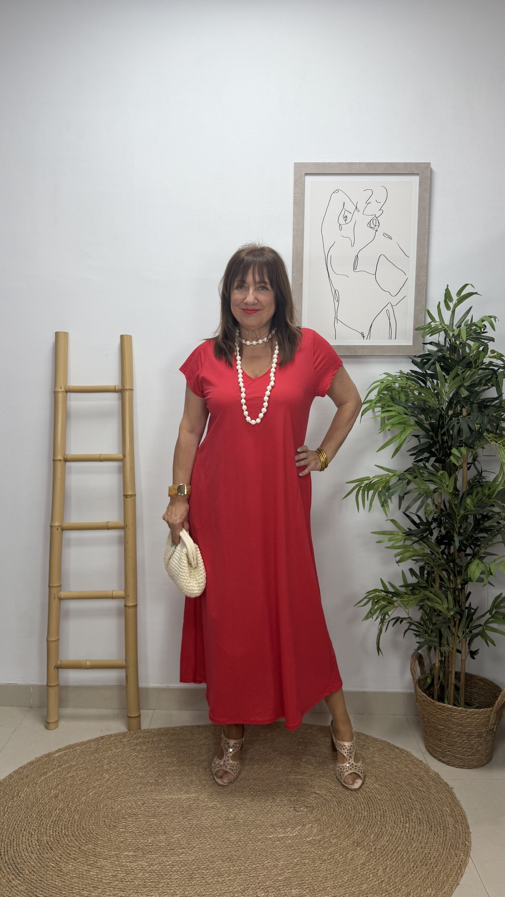 Vestido Carlota Rojo - 1