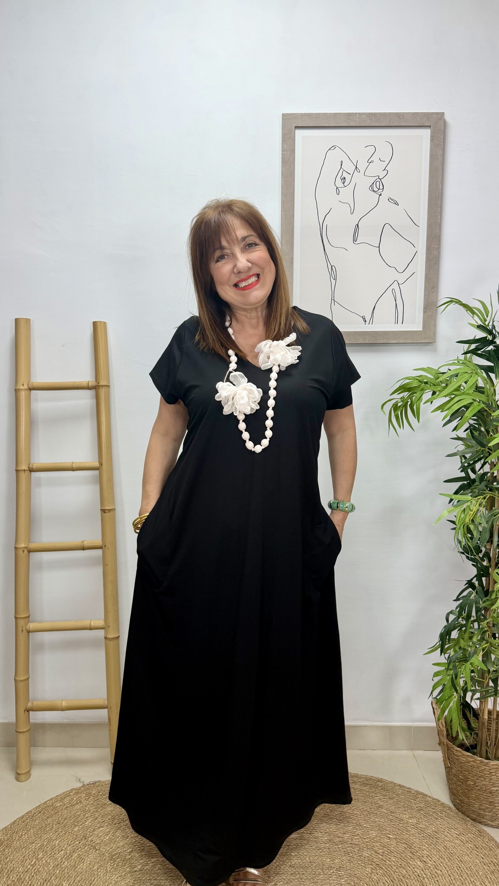 Vestido Carlota Negro - 1