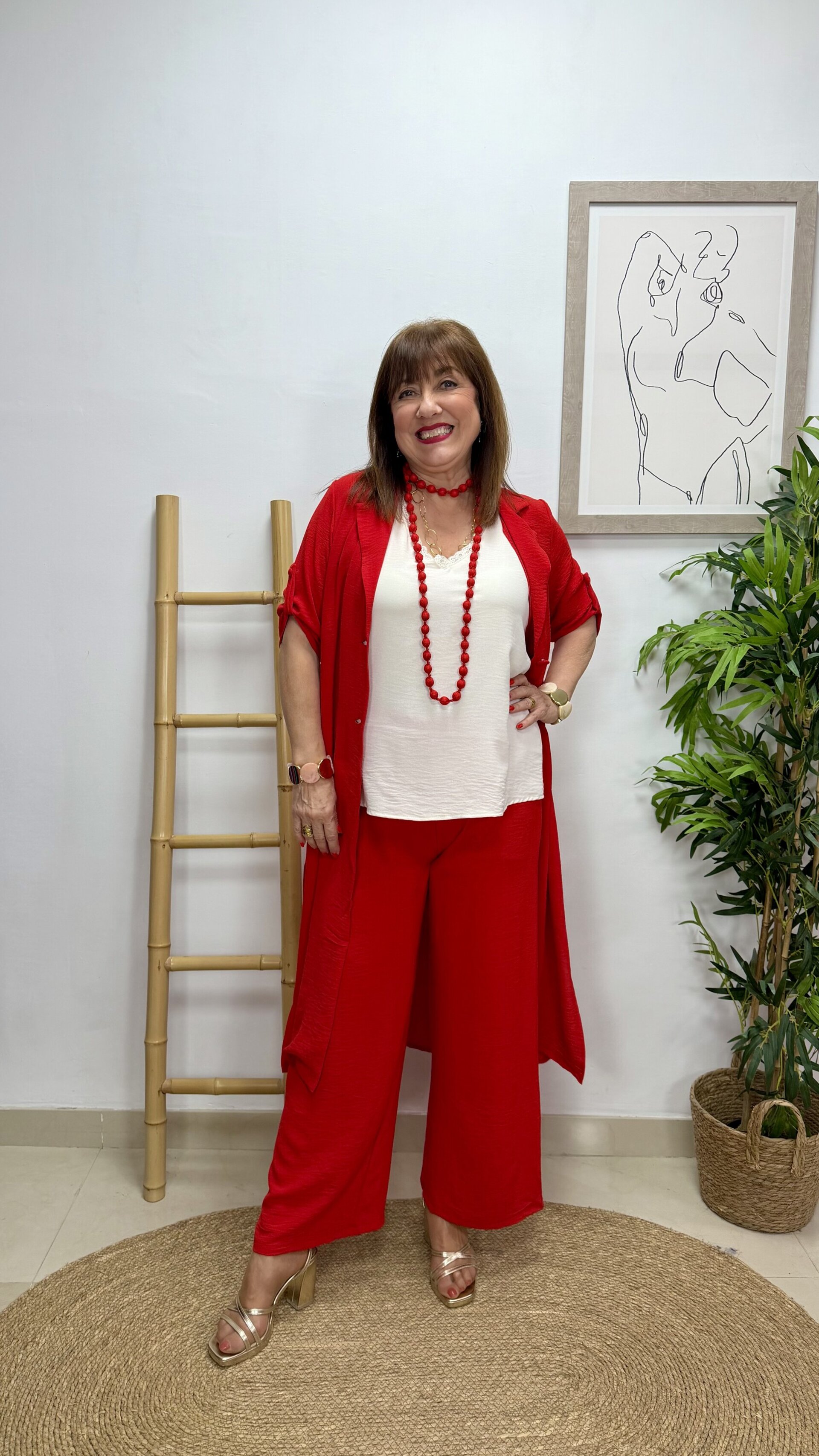 Conjunto Casaca Rojo - 1