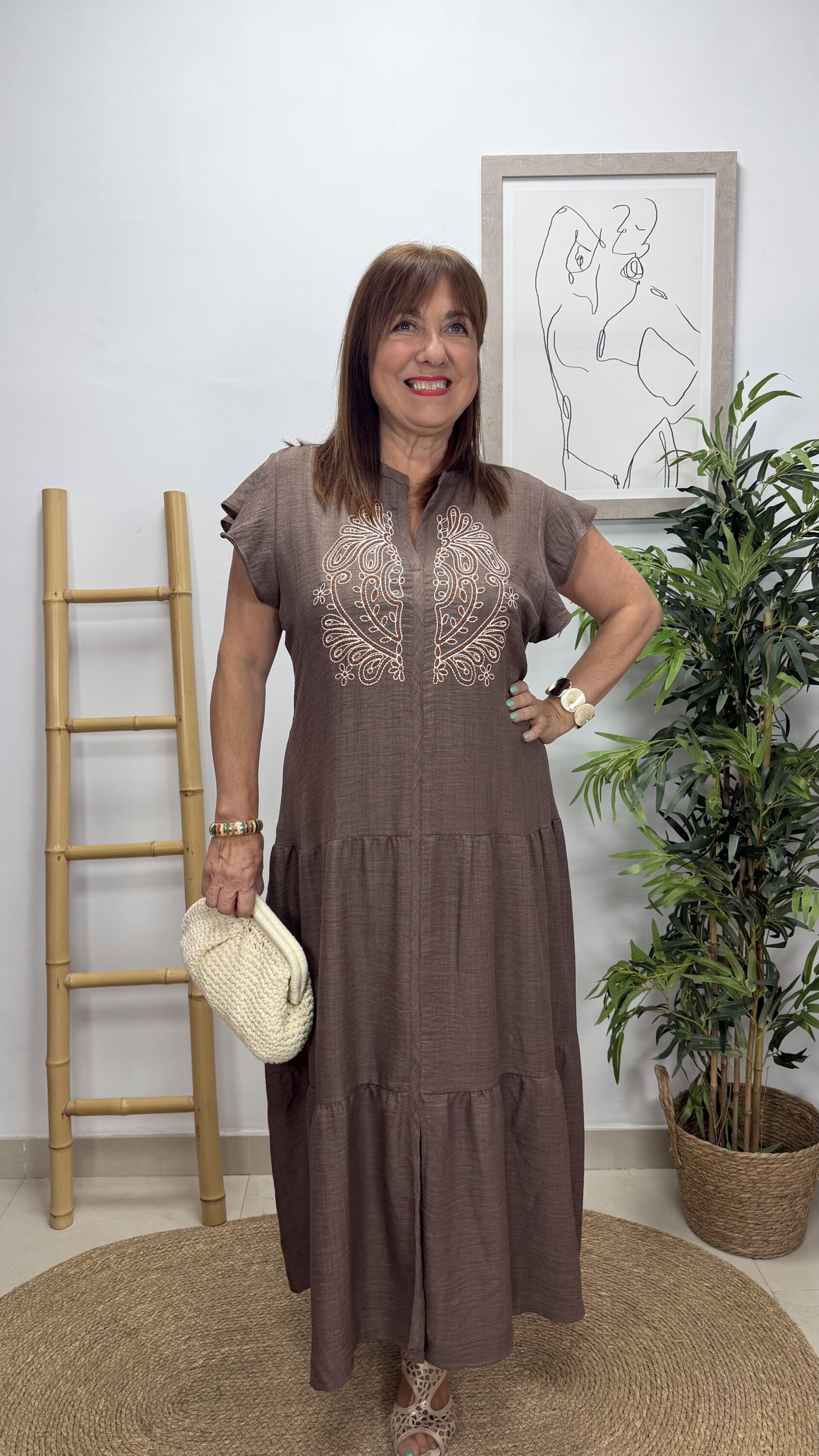 Vestido Real Bordado - 2