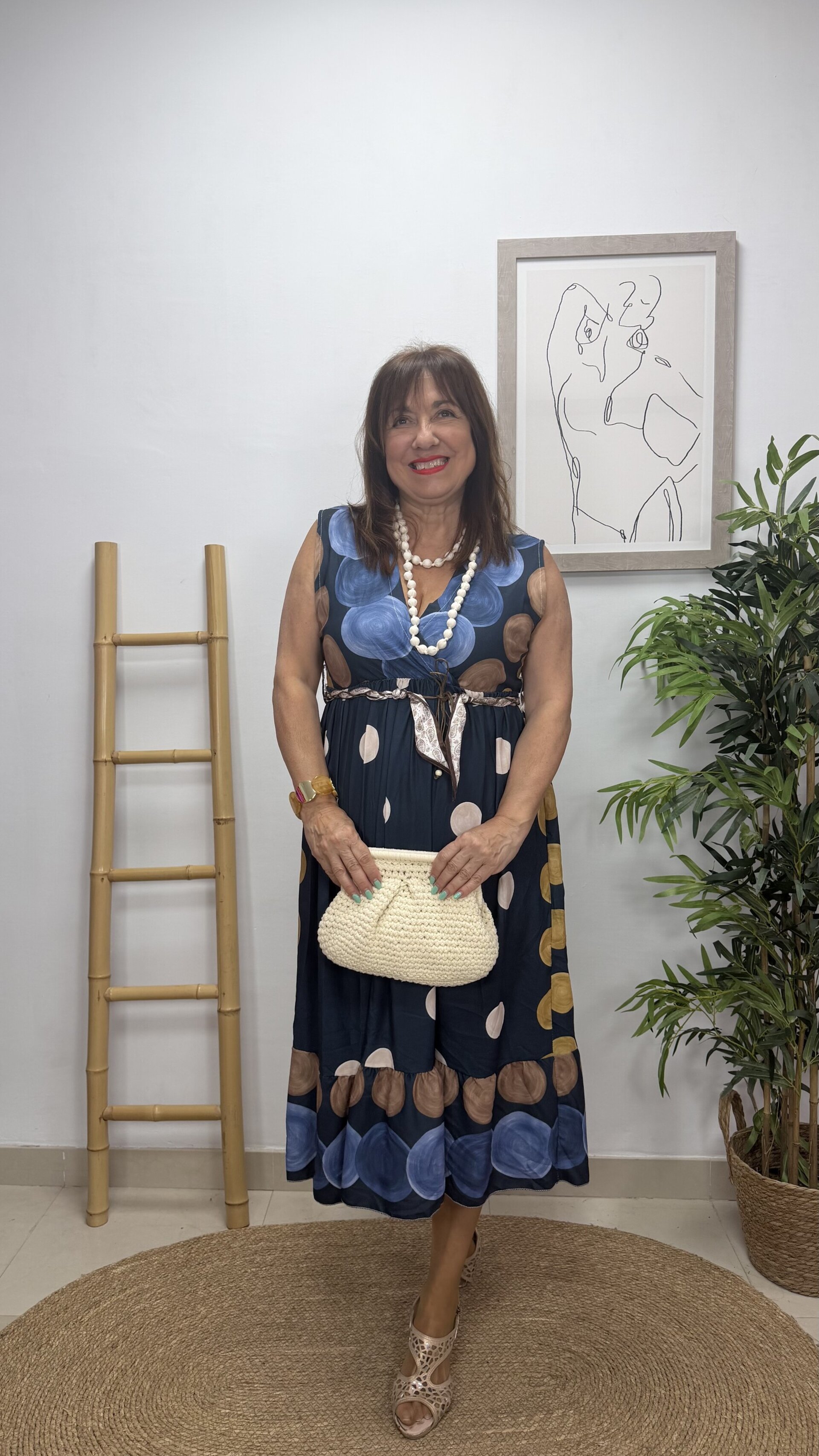 Vestido Sandra Azul - 2