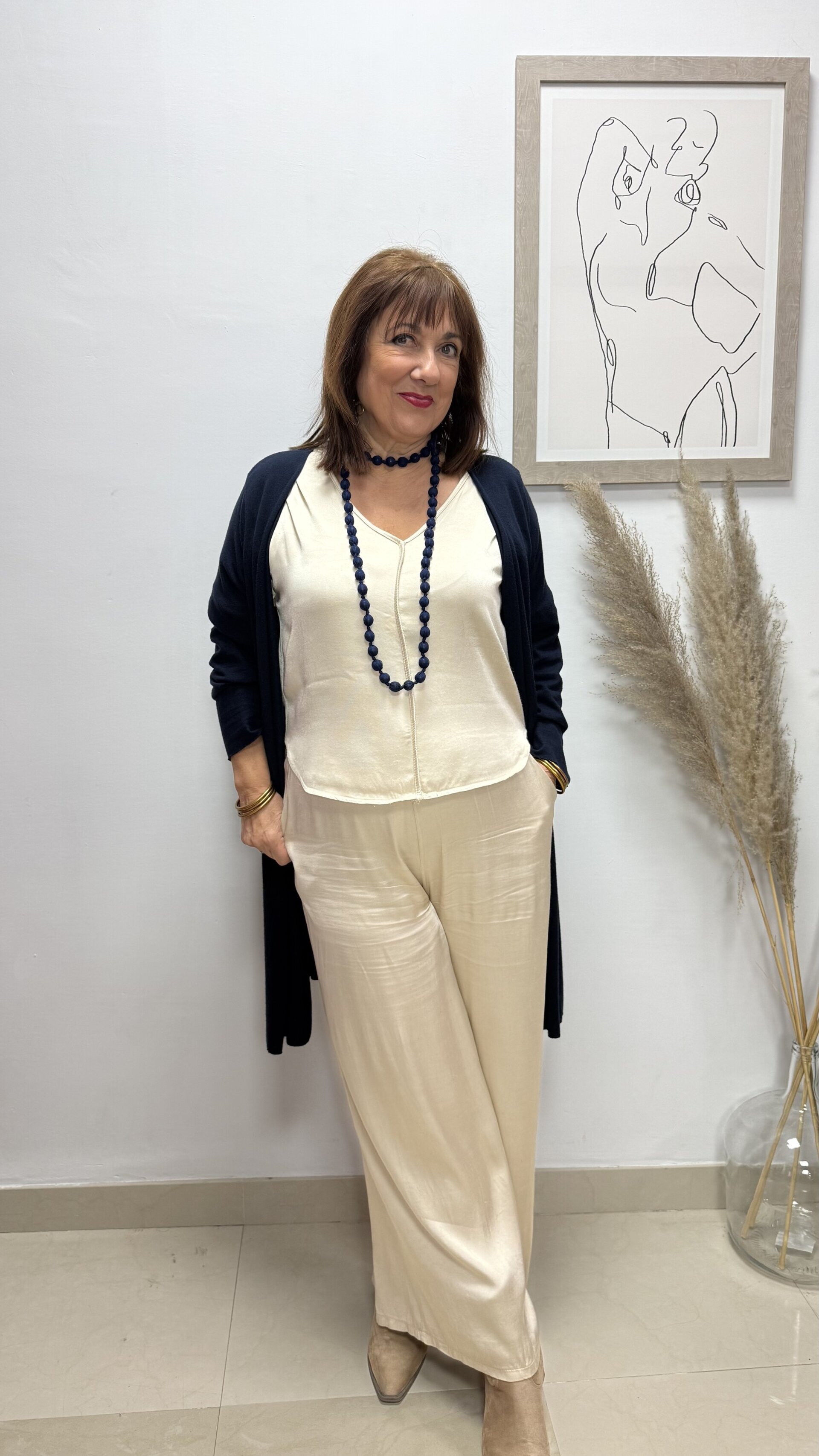 Collar Caramelo Azul - 1