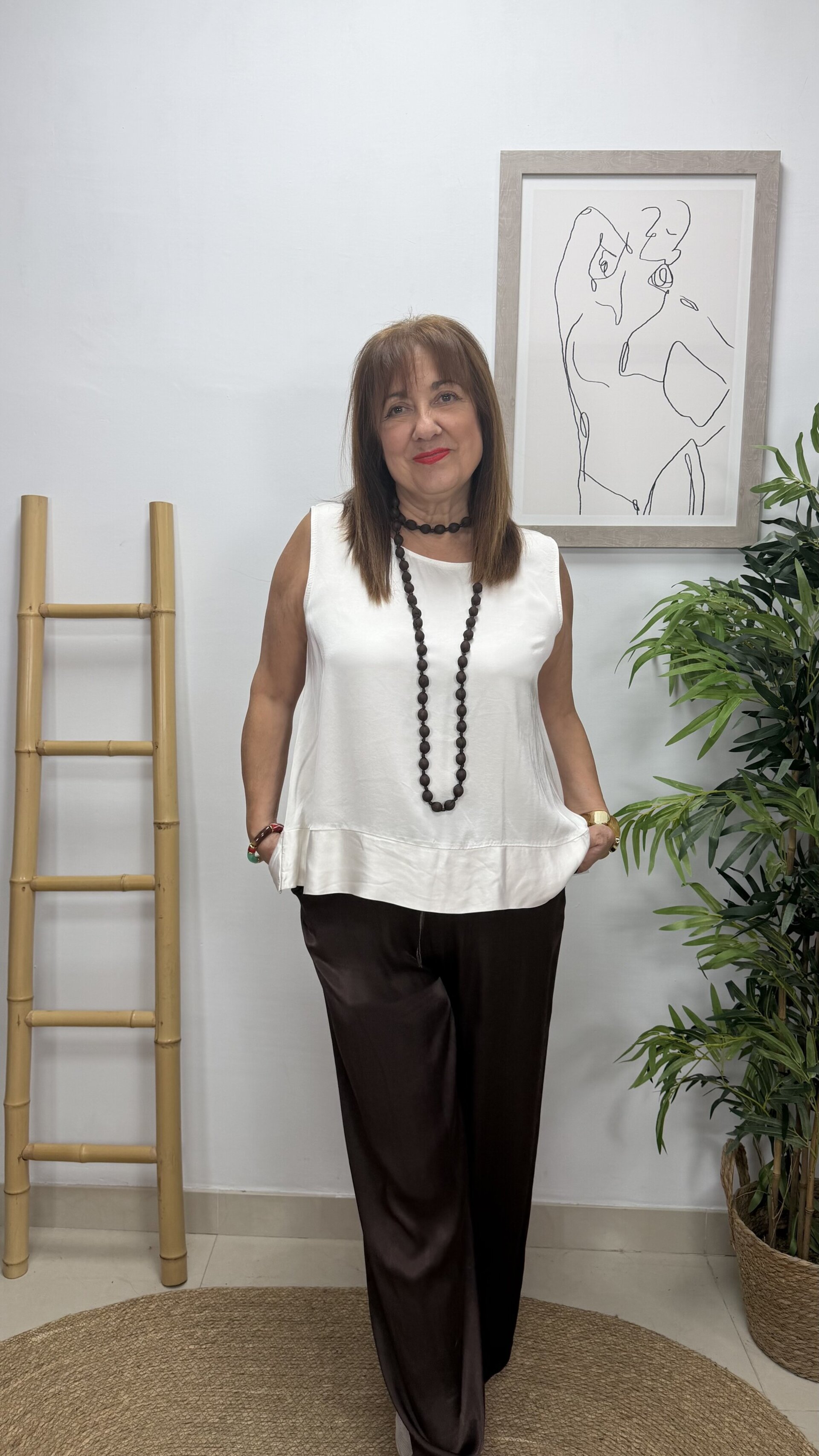 Blusa Satén Sisa - 1