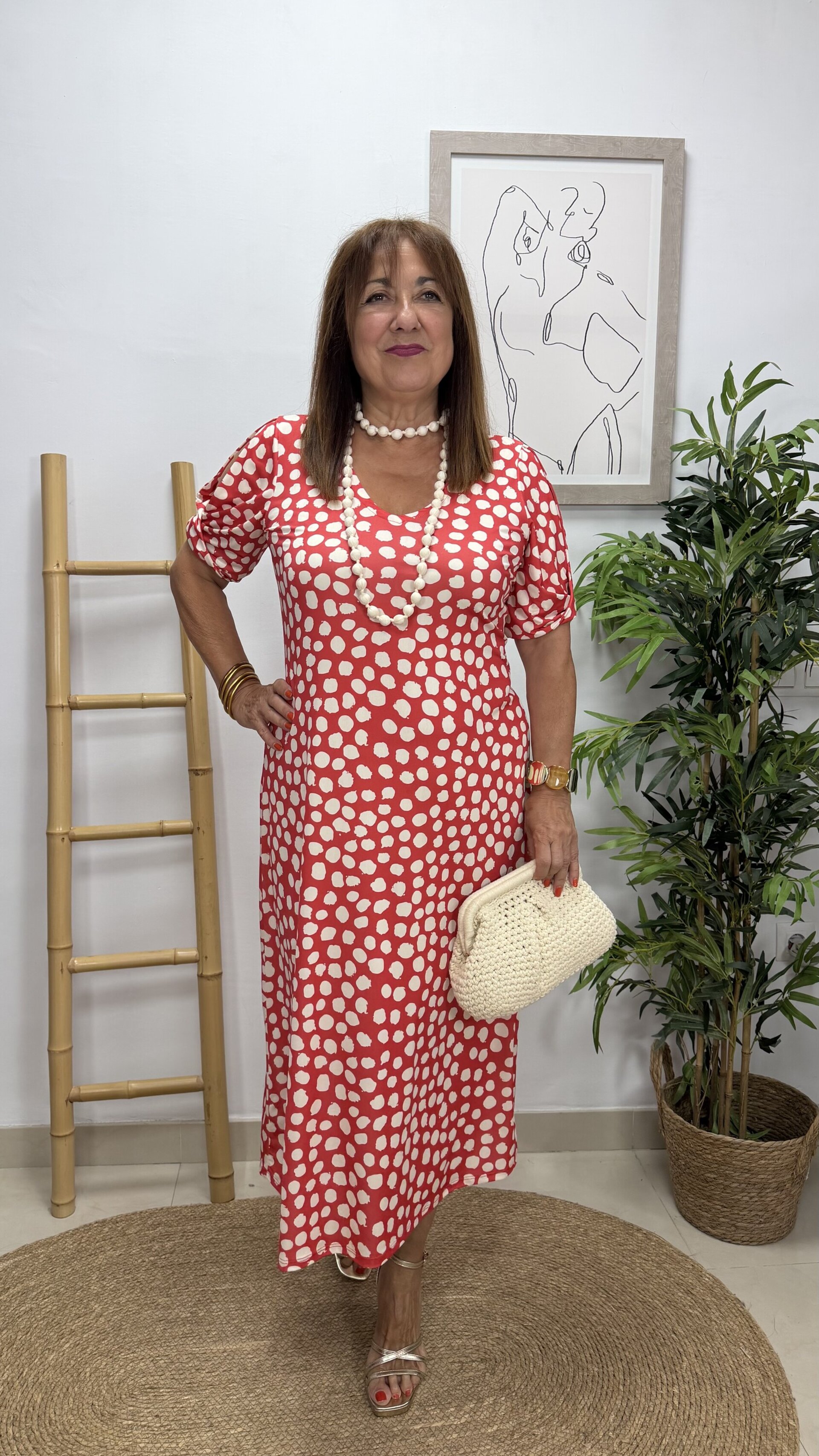 Vestido Nube Rojo - 1