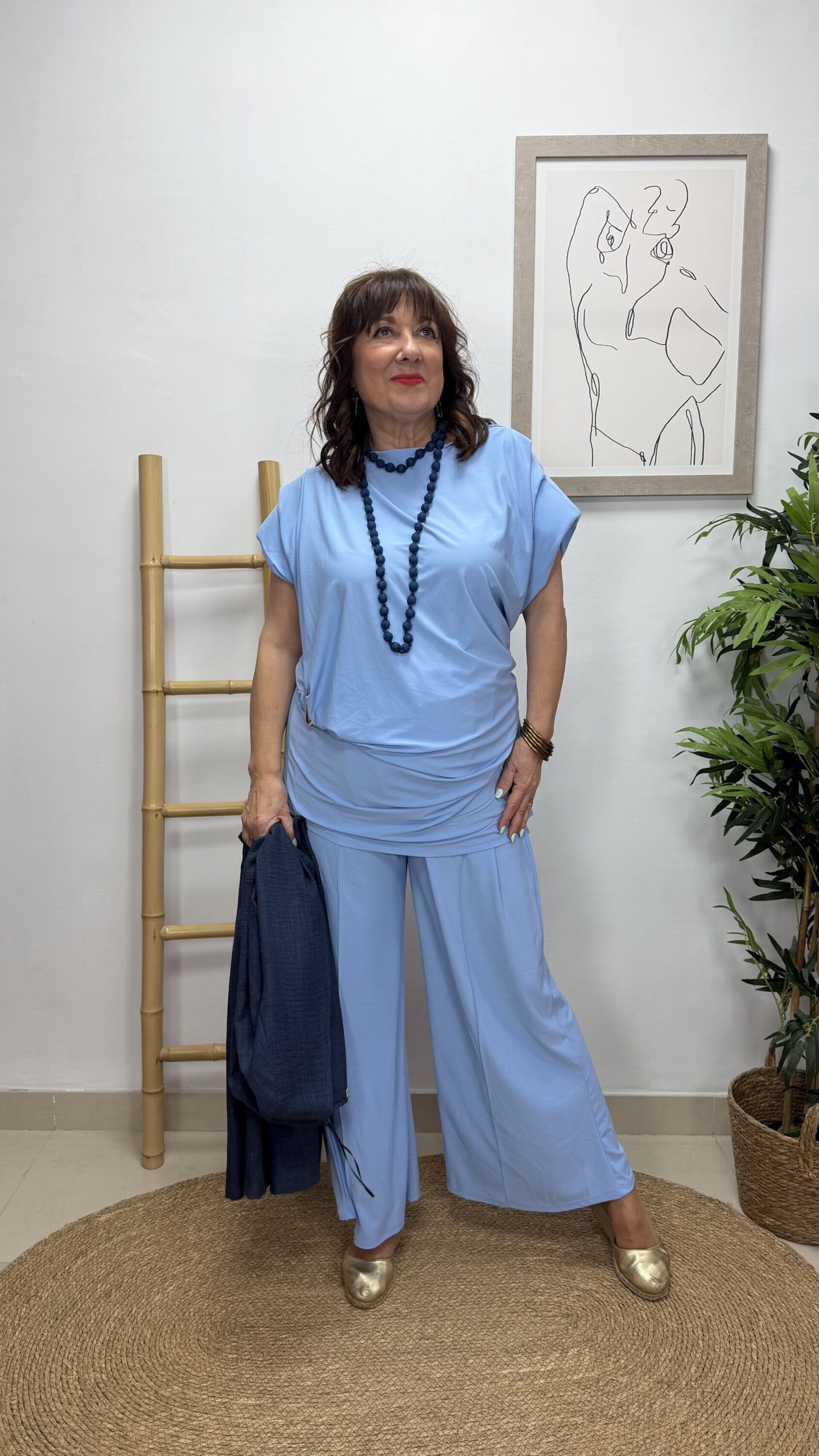Conjunto Cefe Azul - Hasta la talla 60 - 2