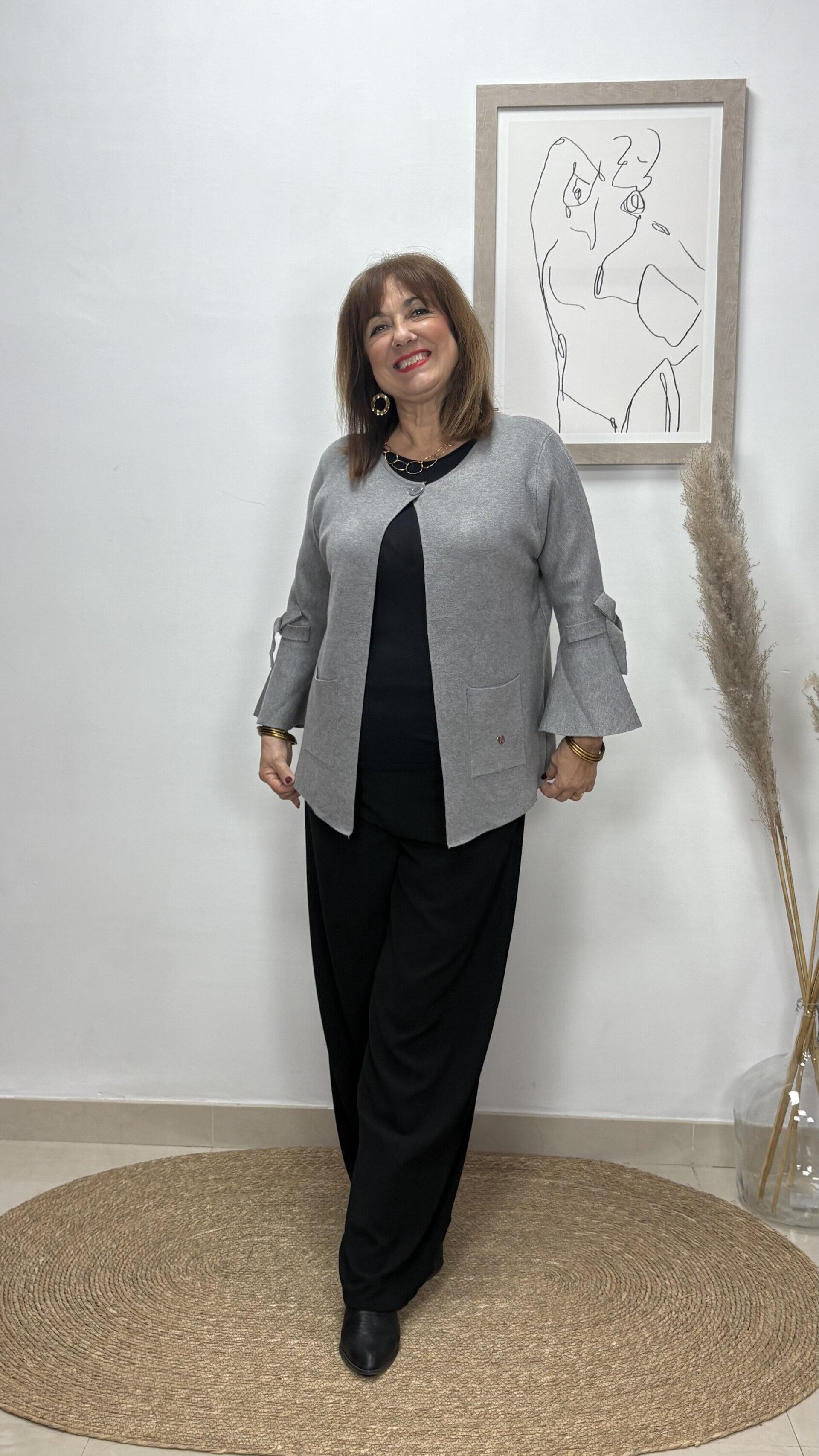 Chaqueta Lazo Gris - 1