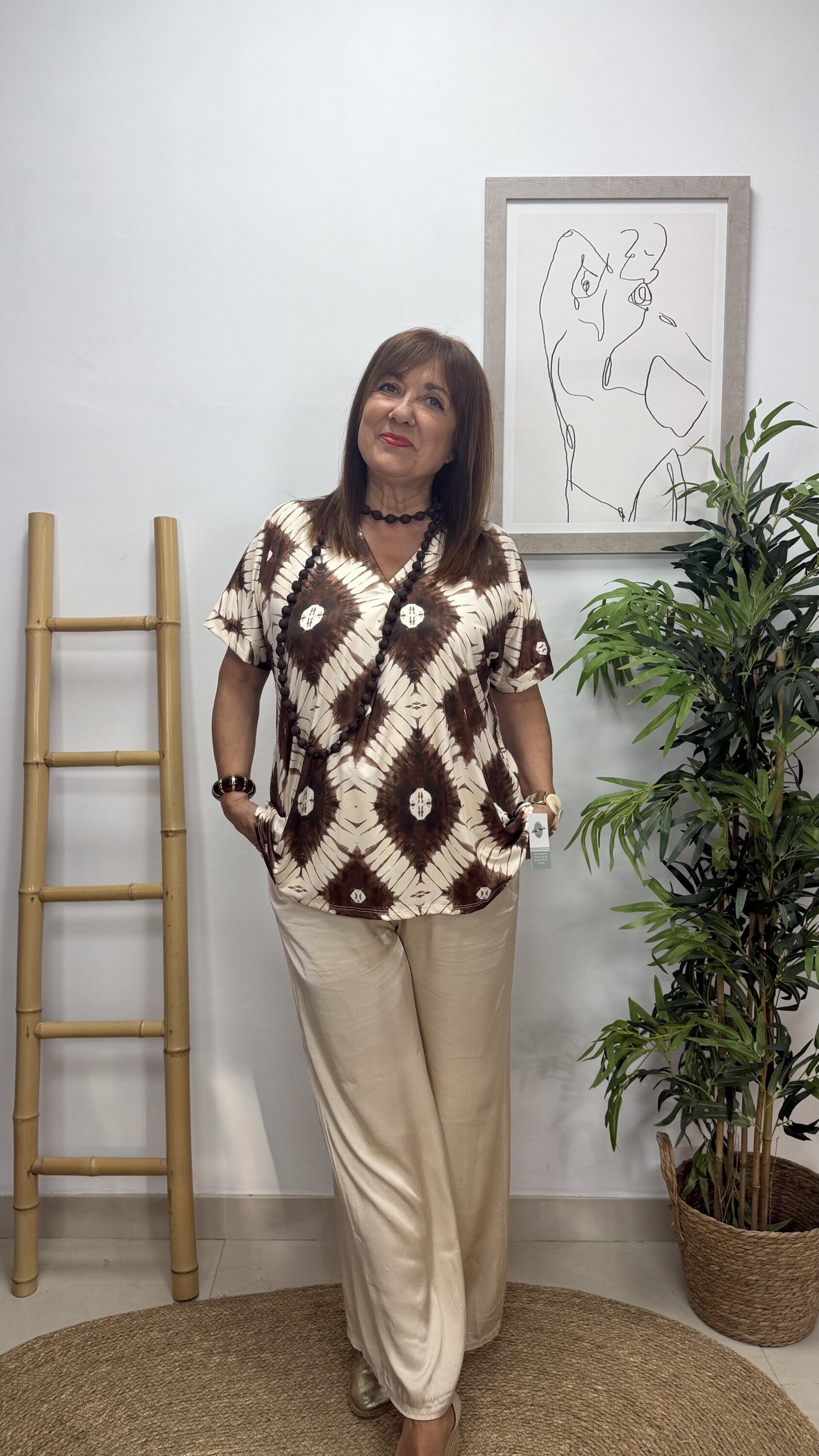 Blusa Sauro Marrón - 1
