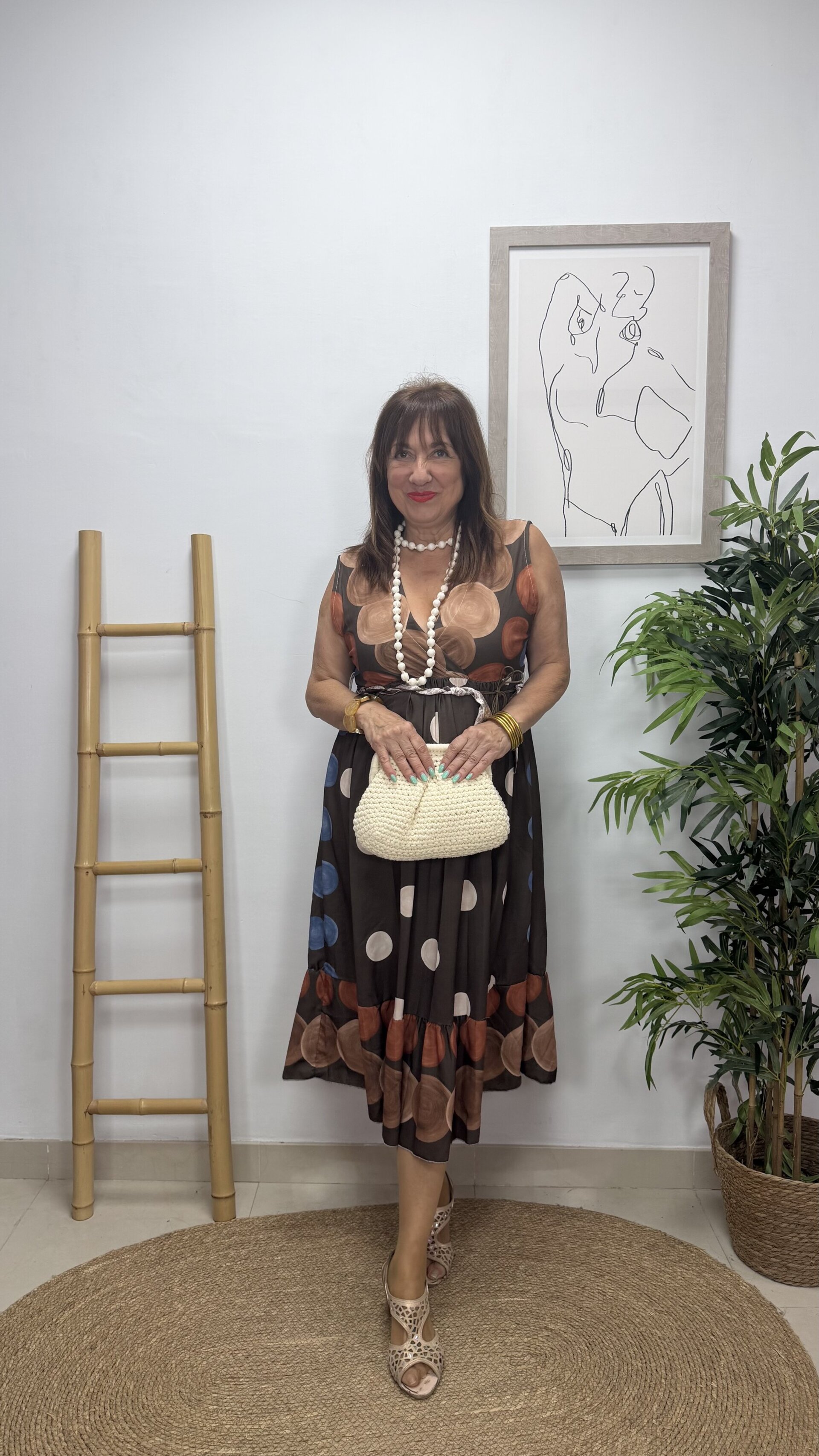 Vestido Sandra Chocolate - 1