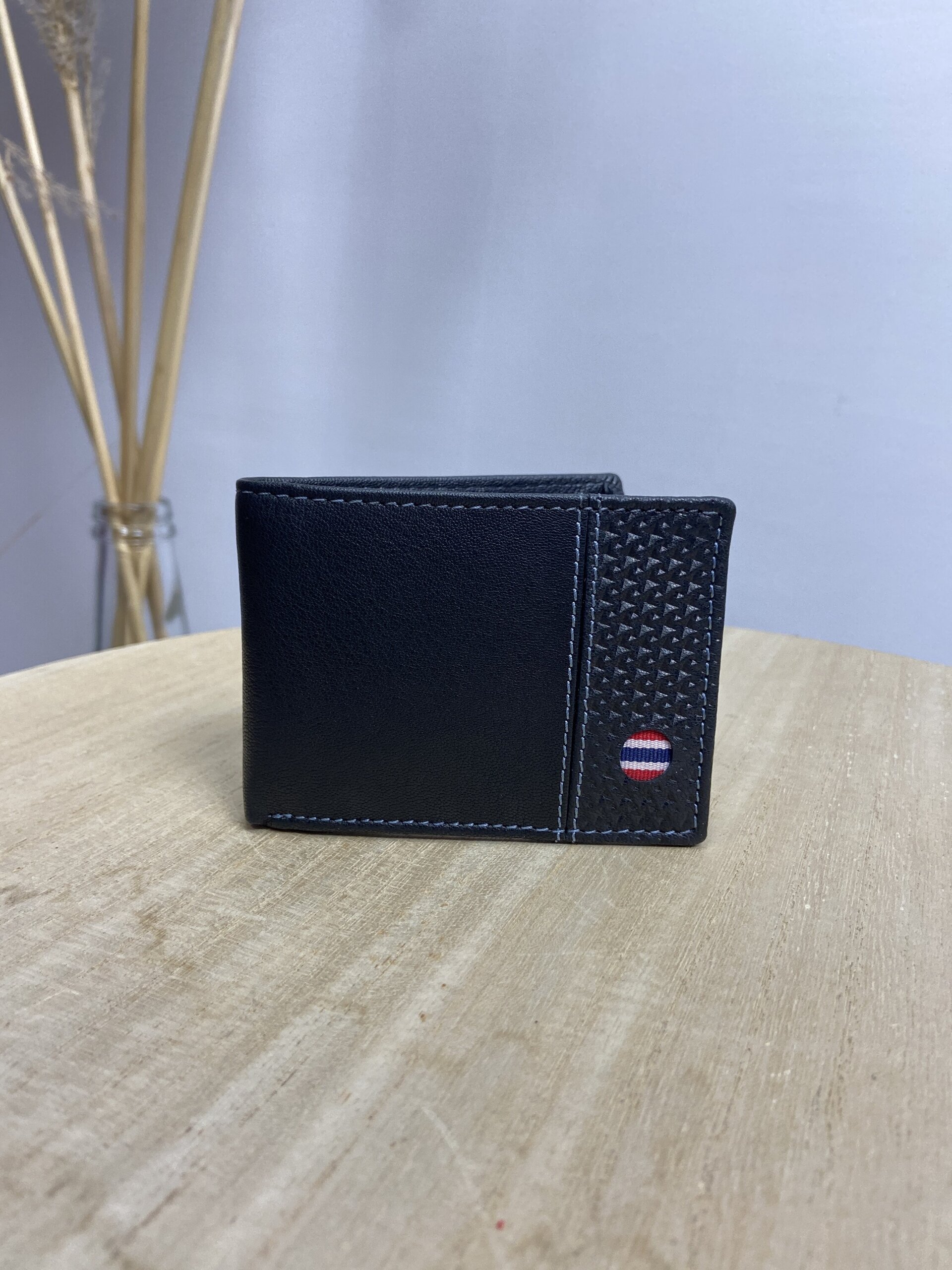 Cartera Piel Negra - 1