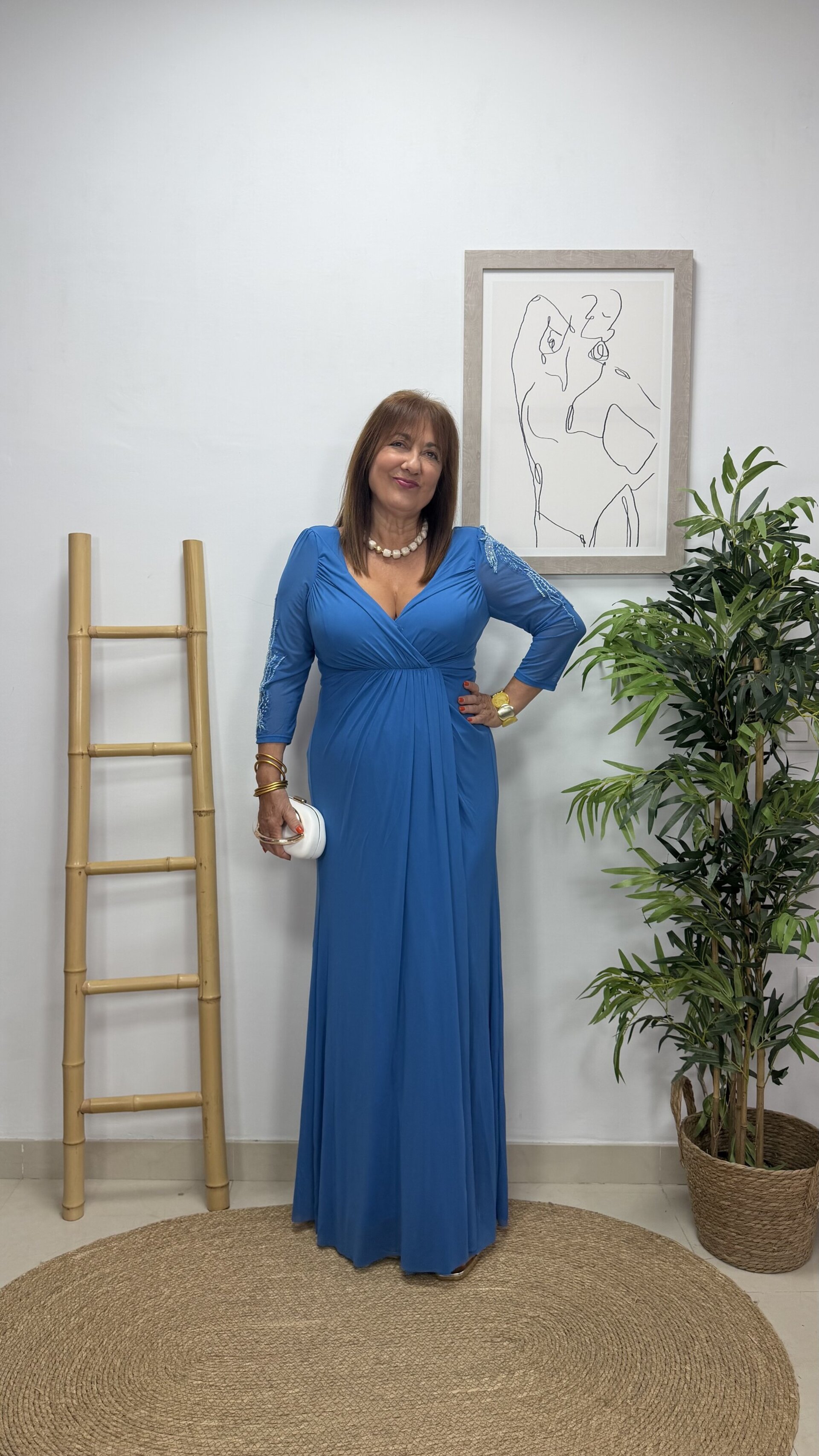 Vestido Artemisa Azul - 4