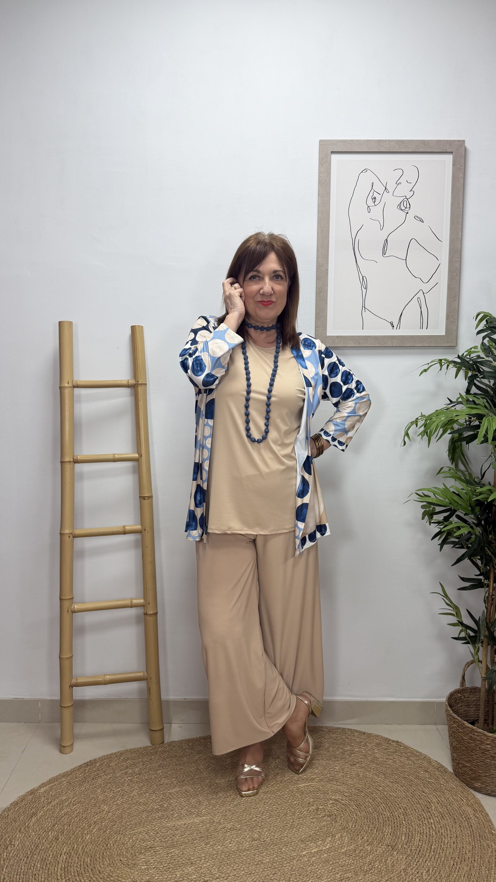 Blusa Círculos Azul - 2