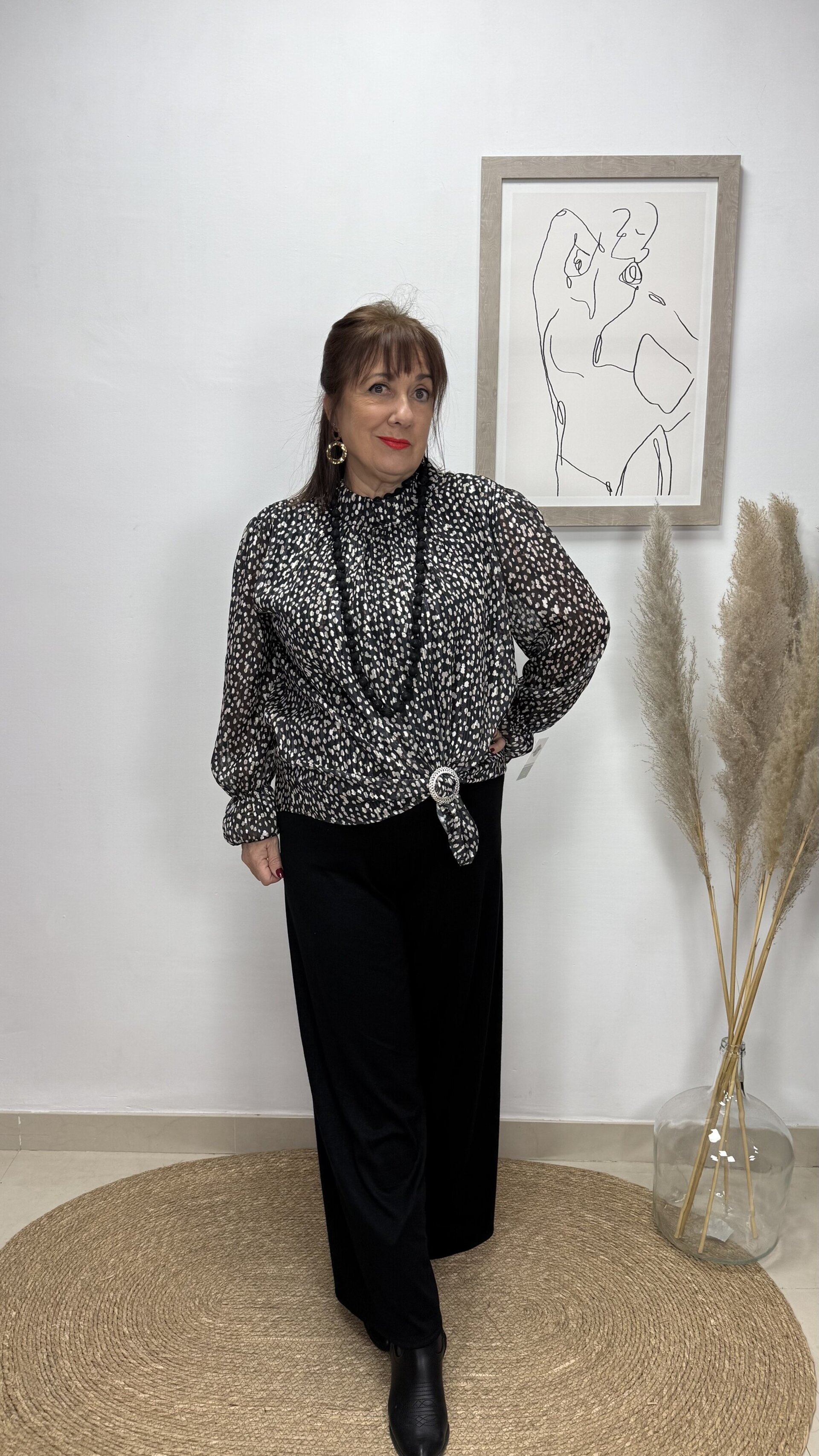 Blusa Berta Negro - 1