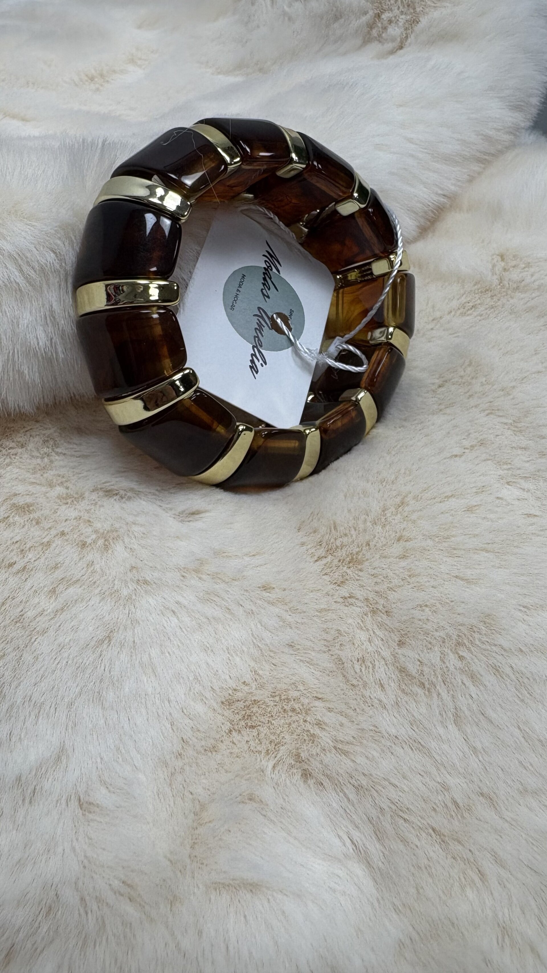 Pulsera Elástica Marrón - 1