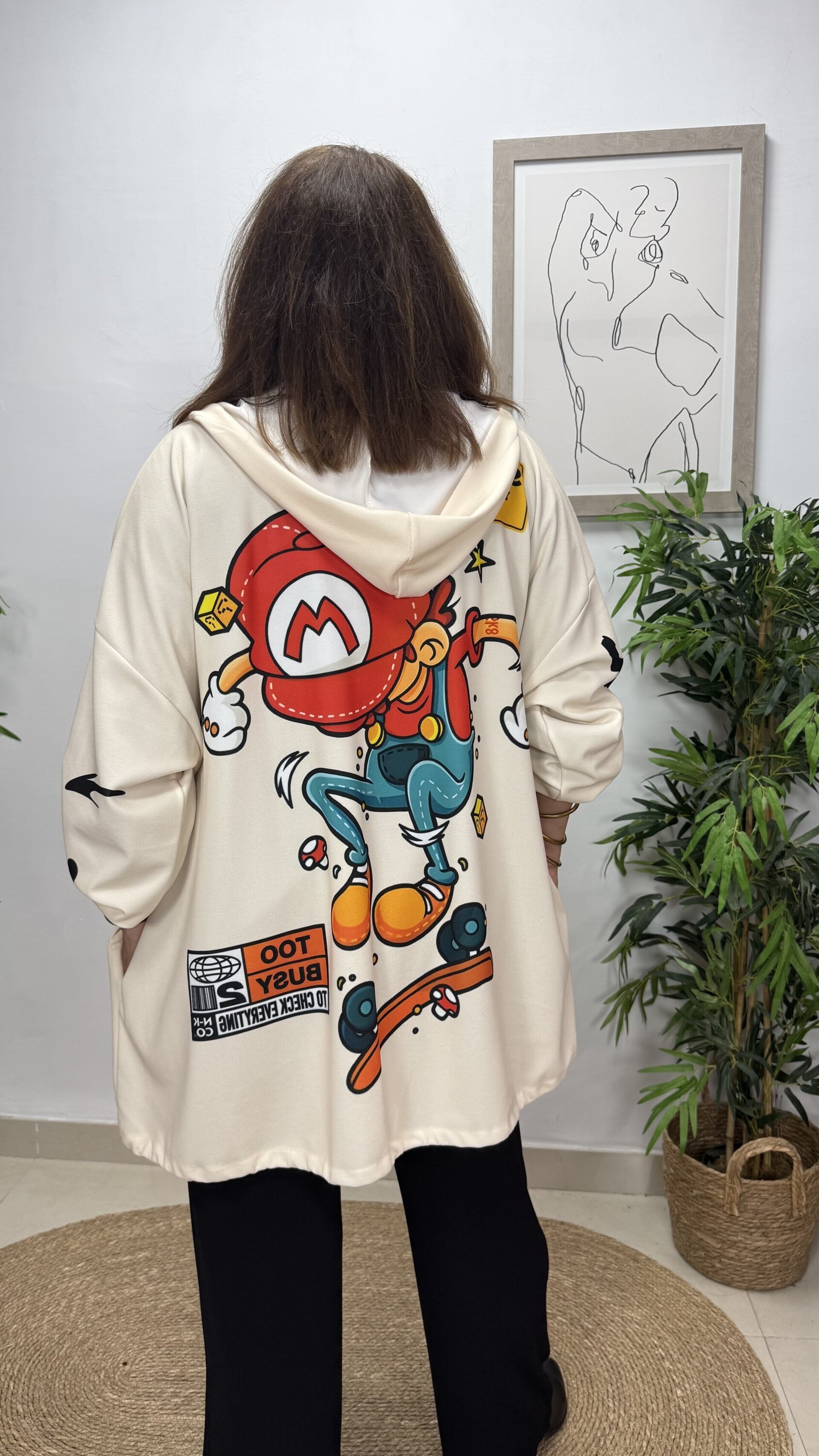 Sudadera Abierta Mario Bros - 2