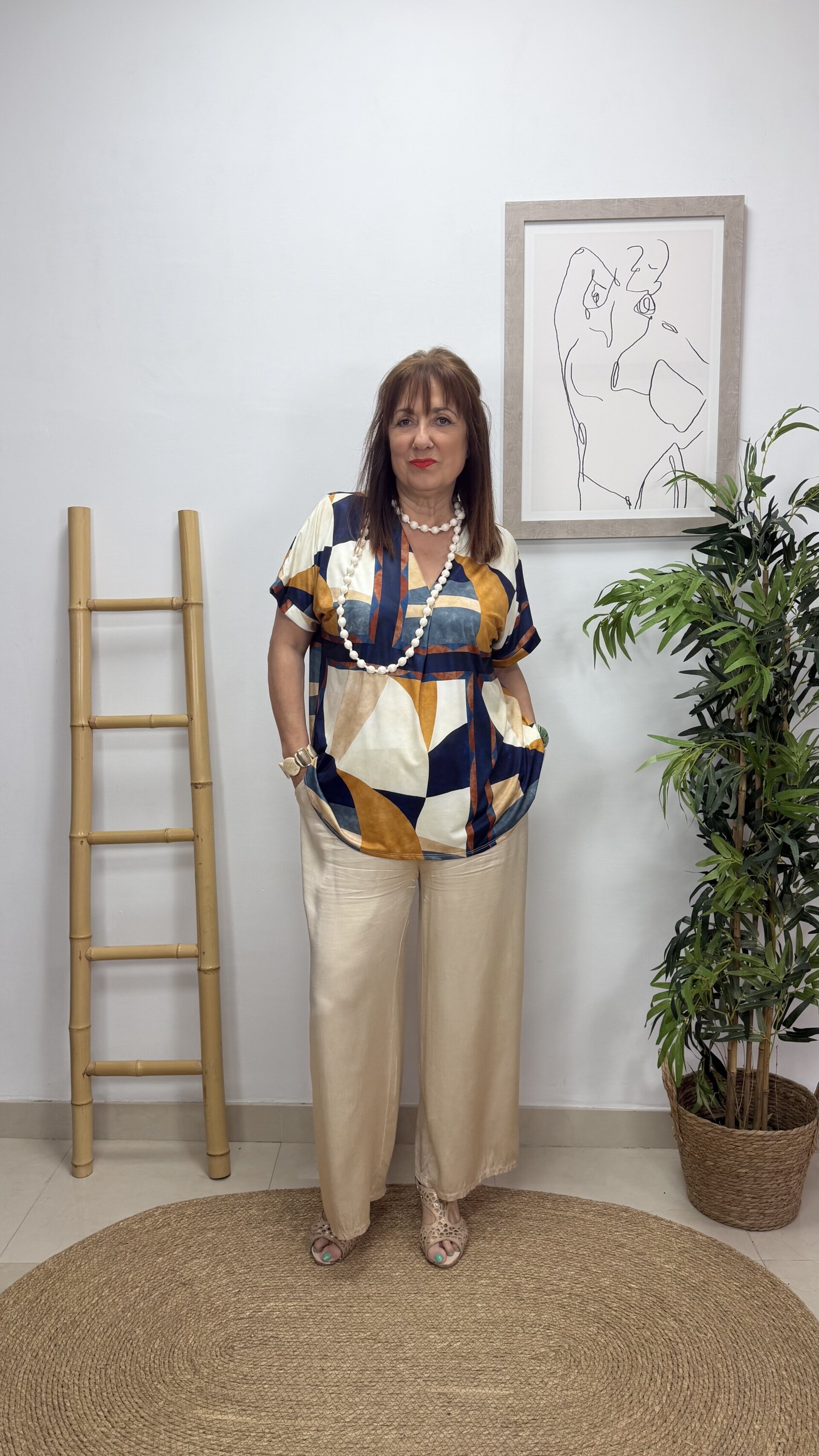 Blusa Acuarela Azul - 2