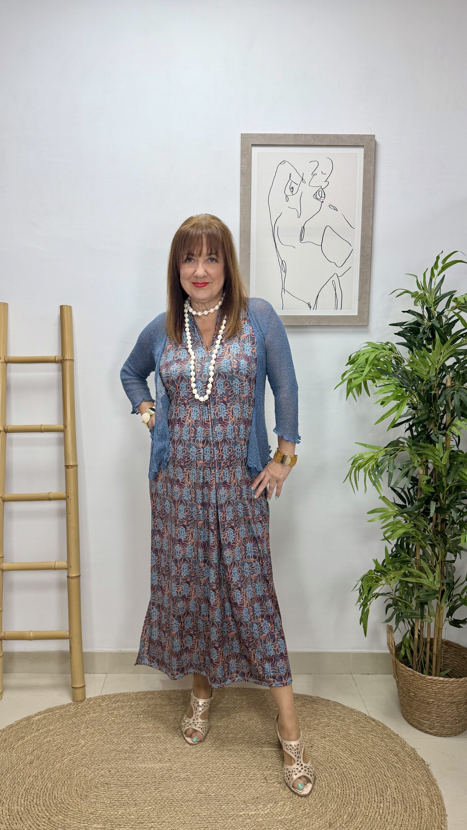 Vestido Vera Azul - 3