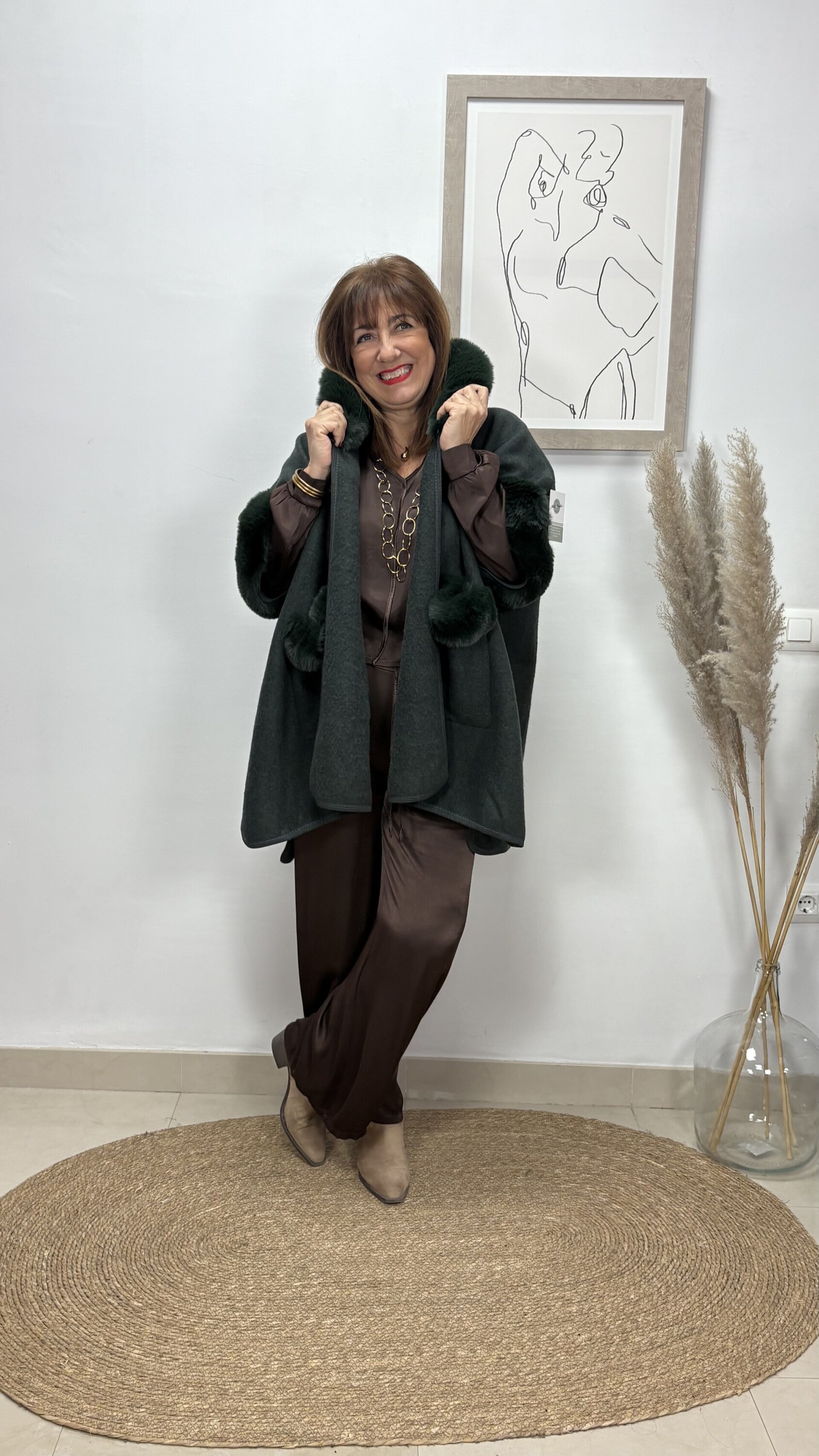 Abrigo Boston Verde - 1