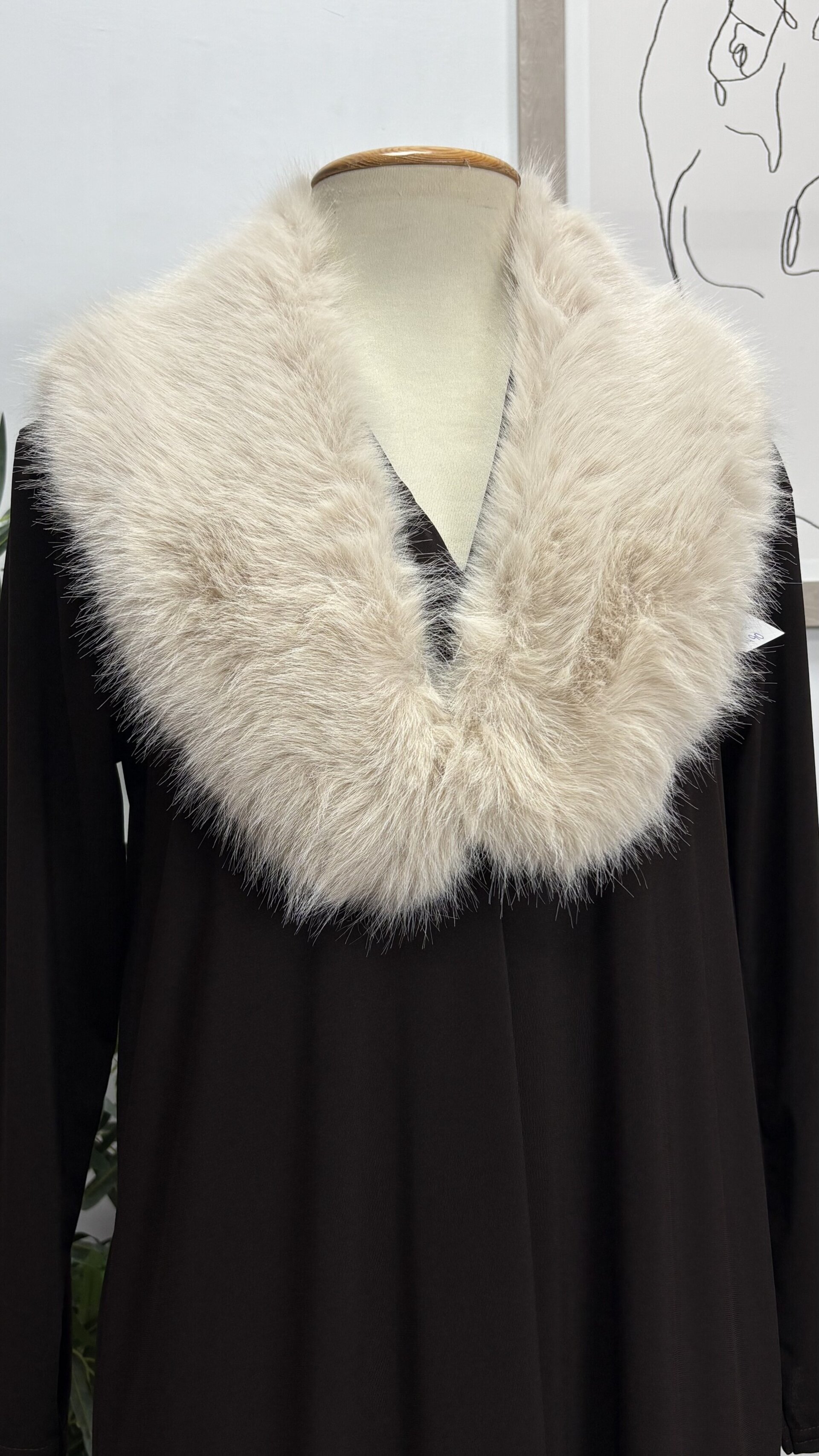 Cuello Sandra Beige Claro - 1