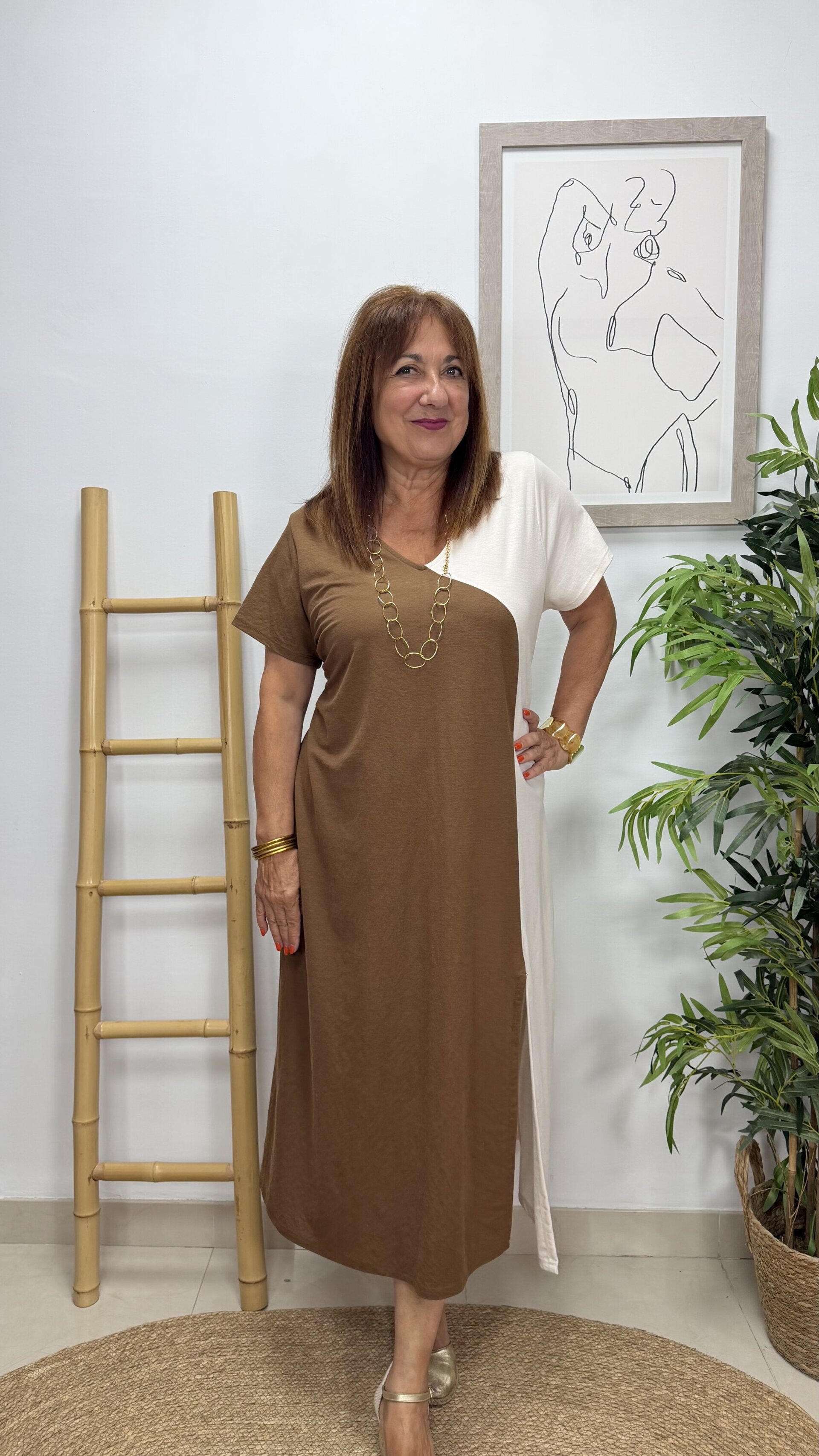 Vestido Senegal Beige - 2