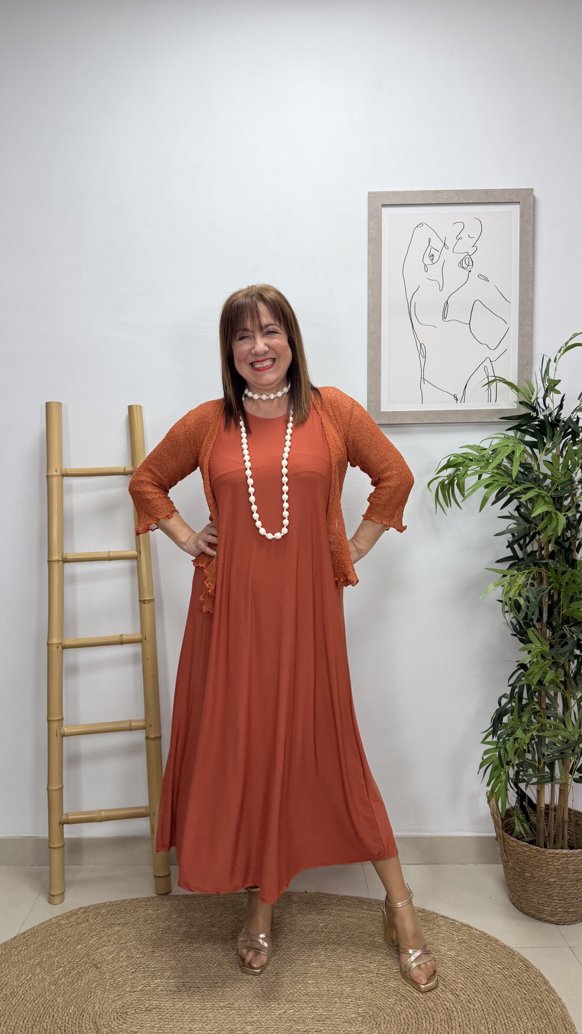 Vestido Estrella Terracota - 2