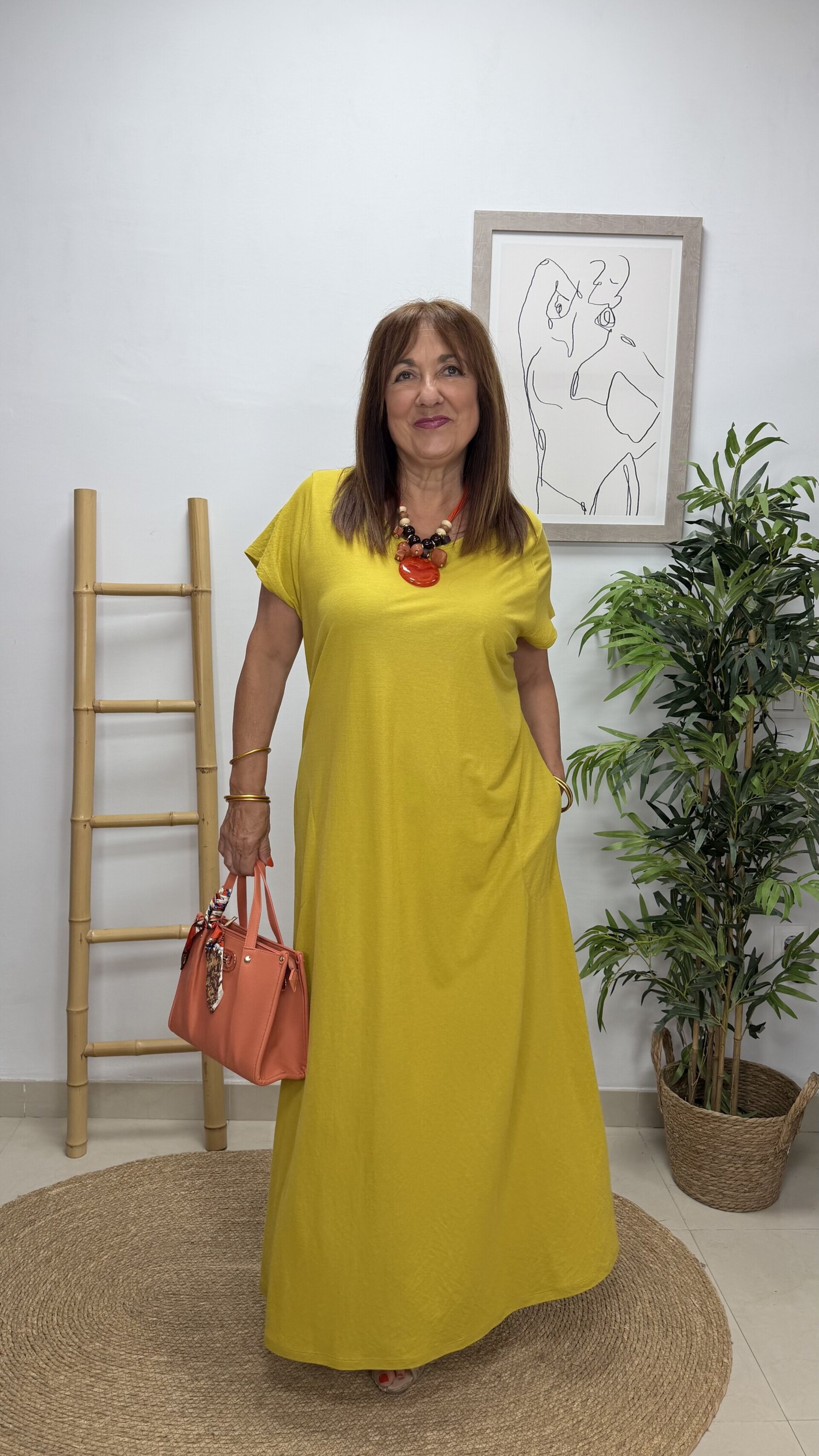 Vestido Carlota Amarillo - 3