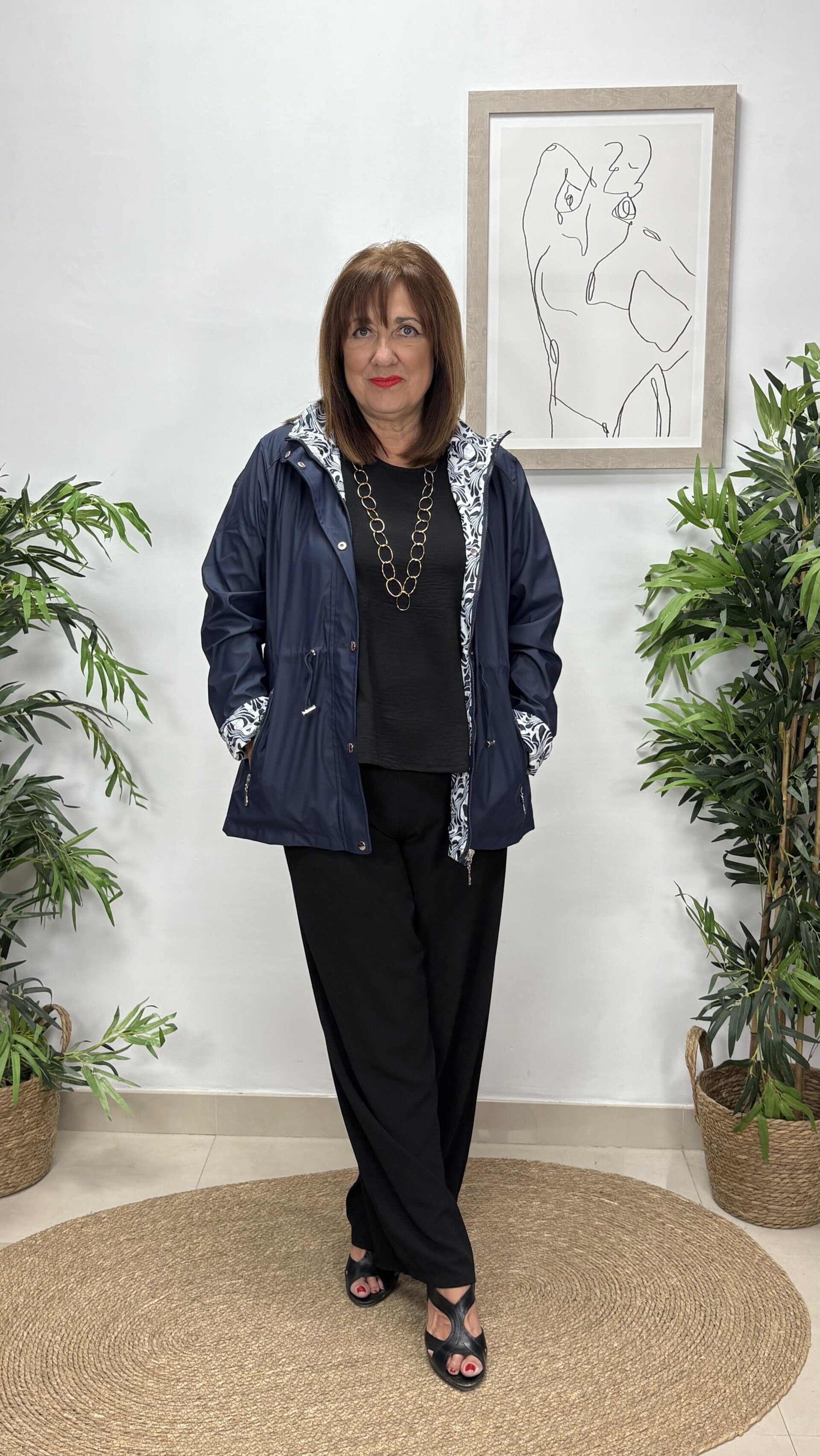 Parka Reversible Marino - 1