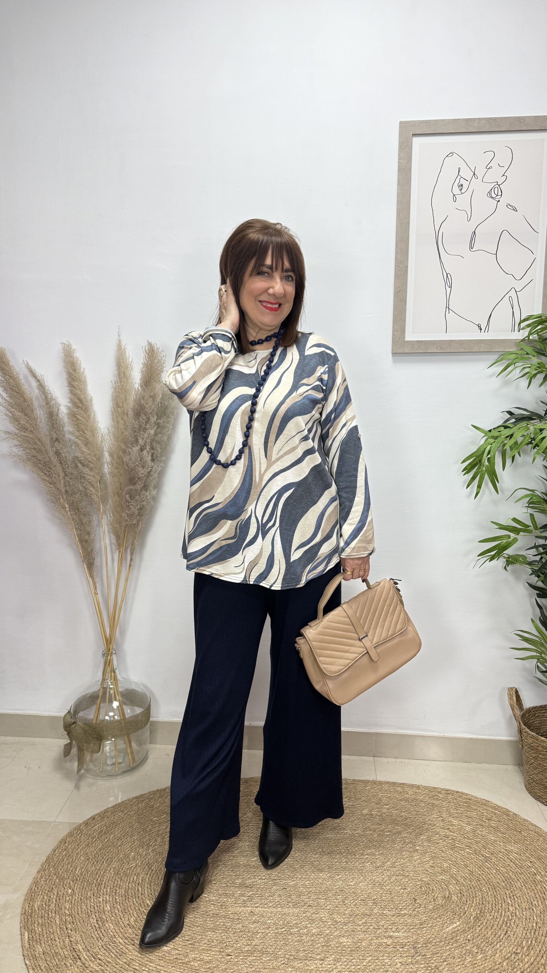 Blusa Océano Azul - 1