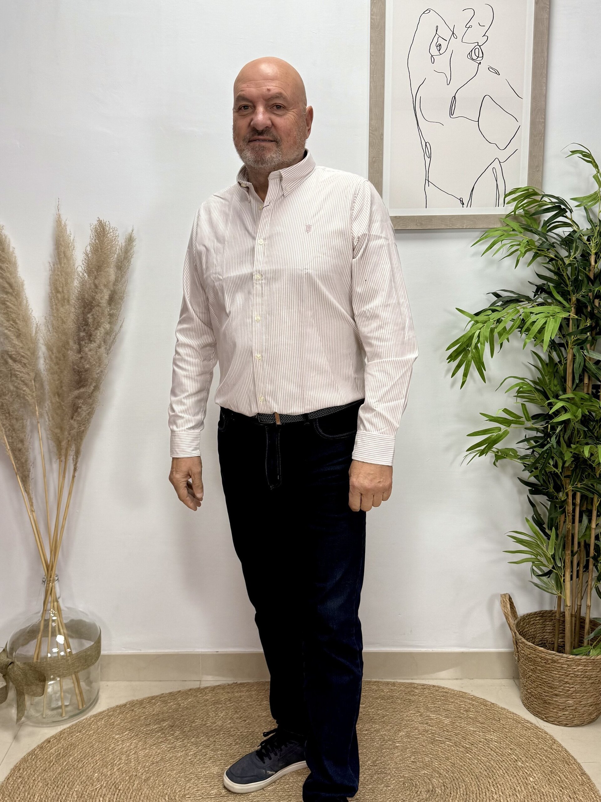 Camisa Rayas Rosa - 3