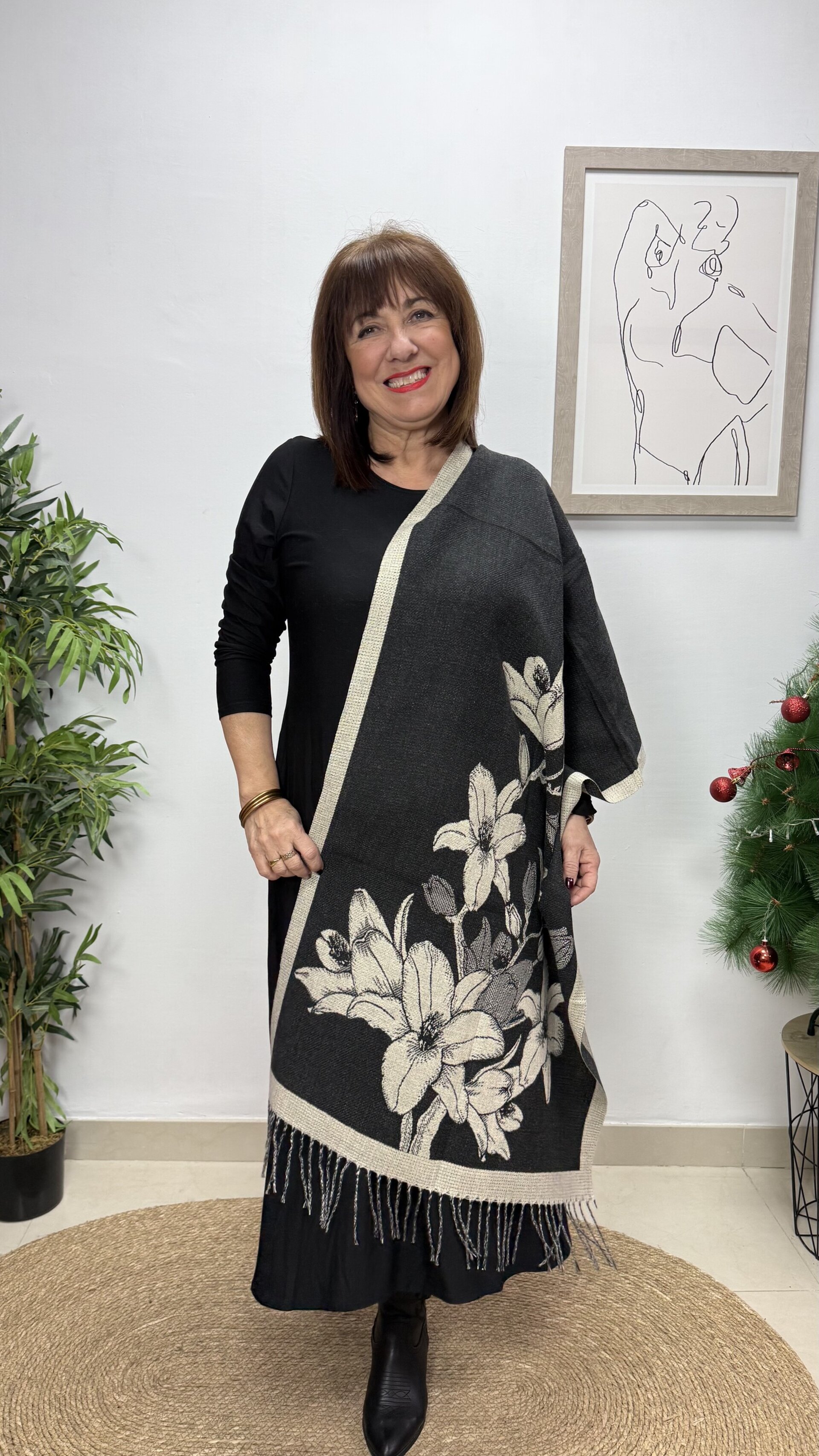 Estola Acuzena Negro - 1