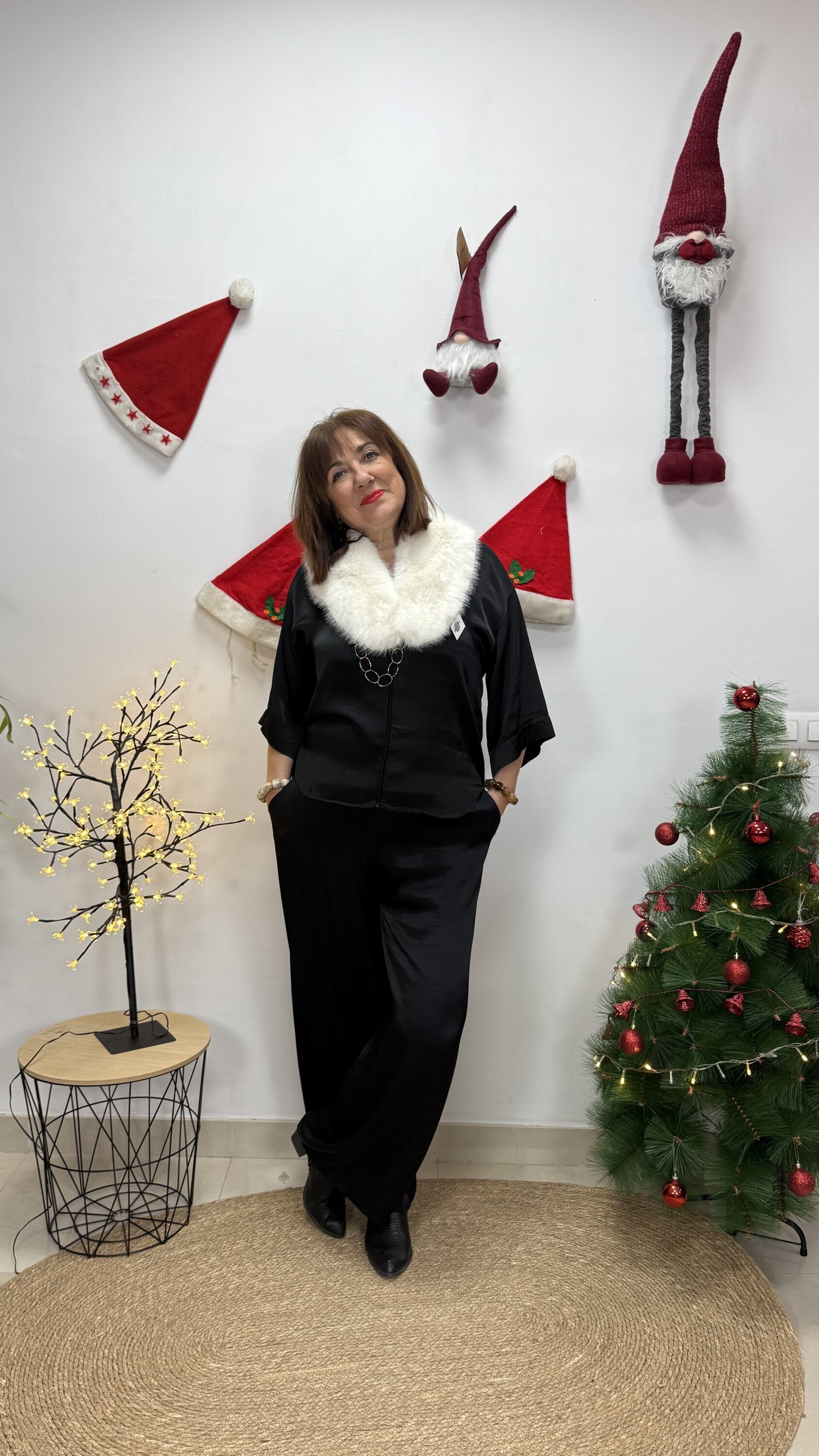 Cuello Sandra Pelo Blanco Roto - 2