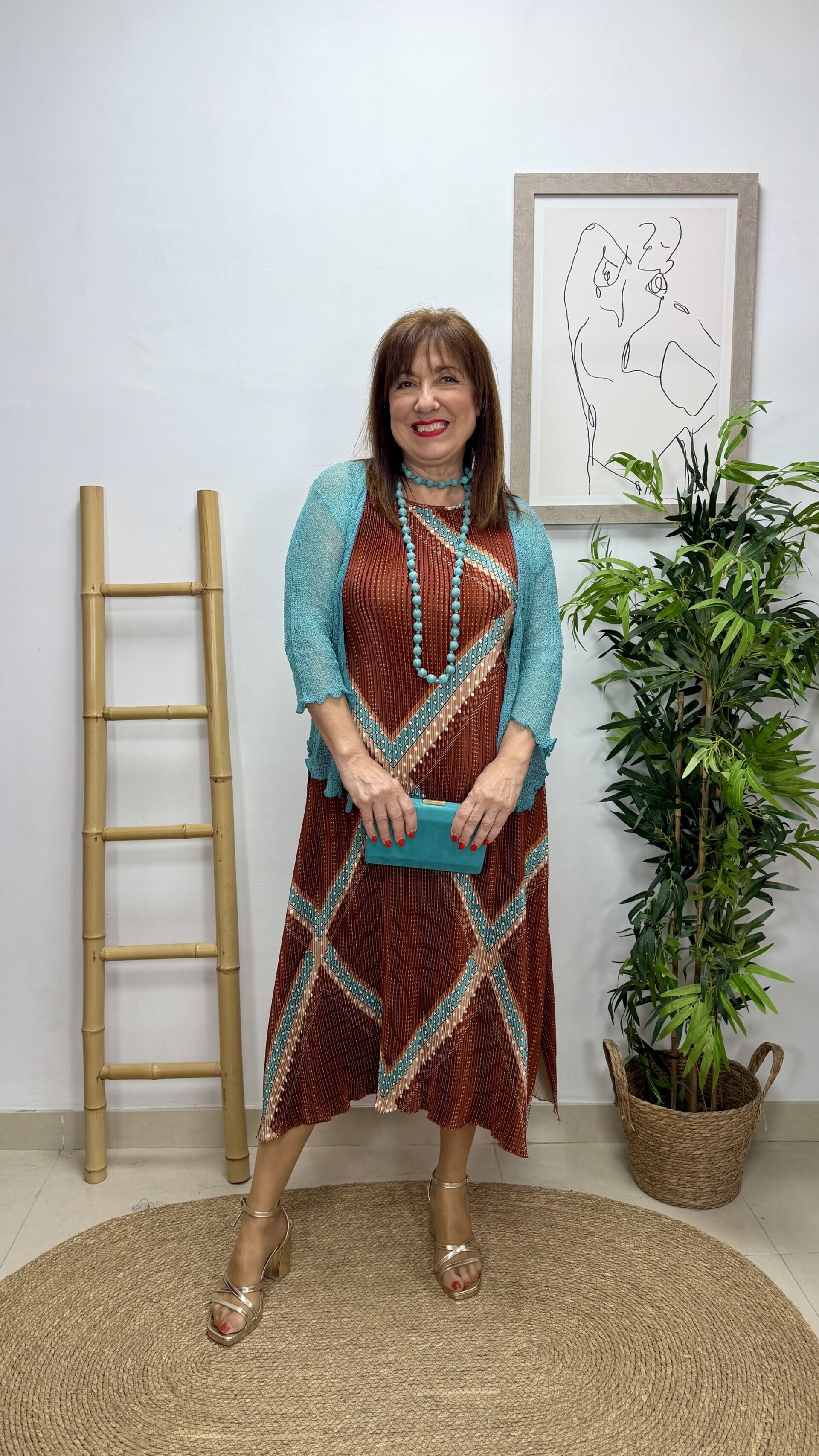 Vestido Nueva York Terracota - 2