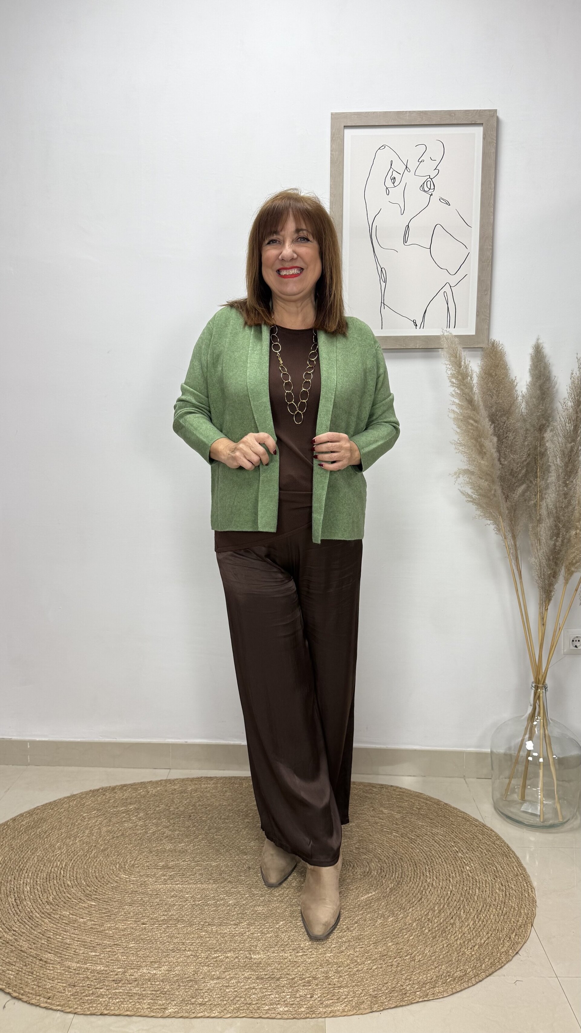 Rebeca Smoking Corto Verde - 2