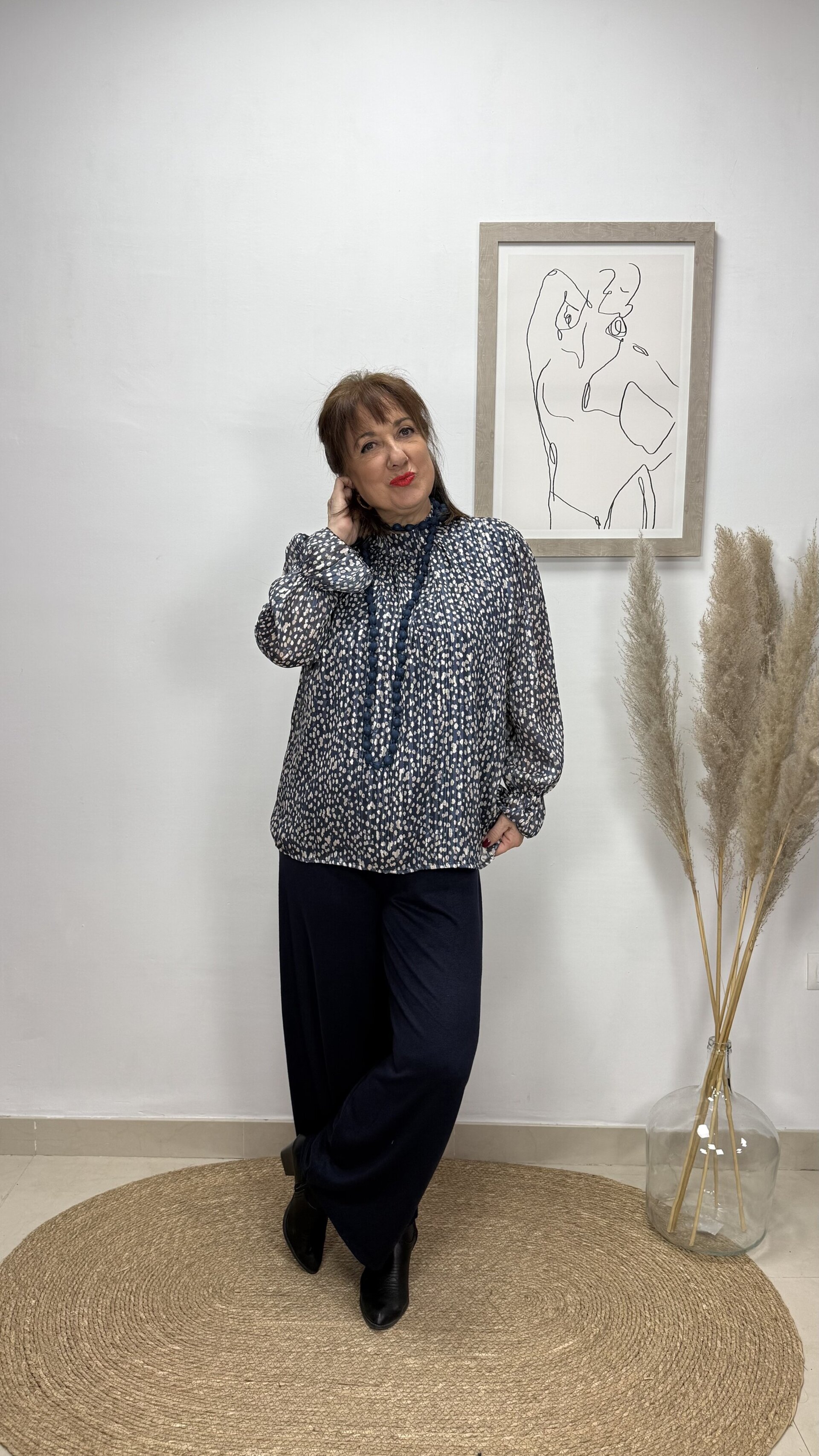 Blusa Berta Azul - 1