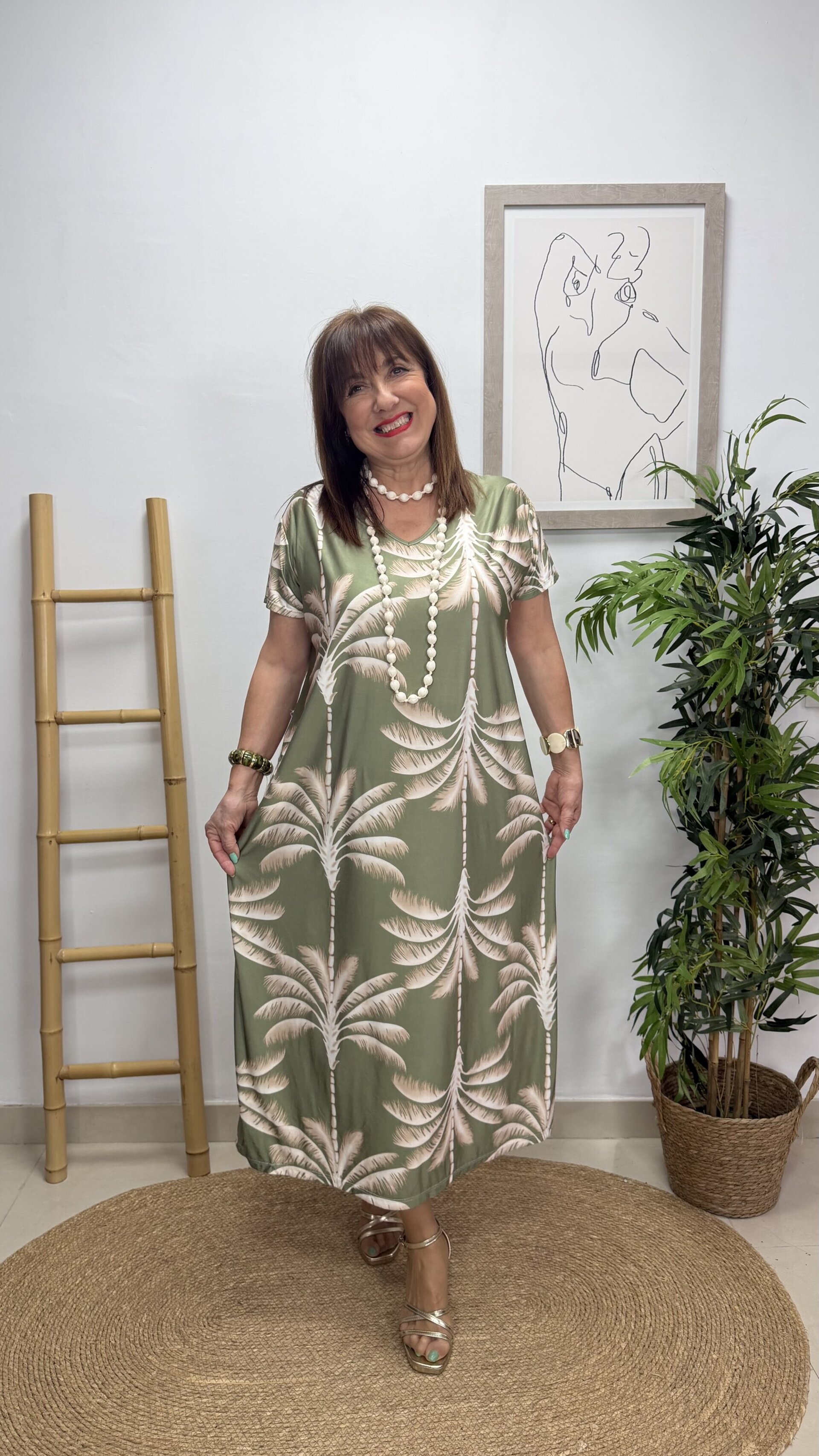 Vestido Elche Verde - 1