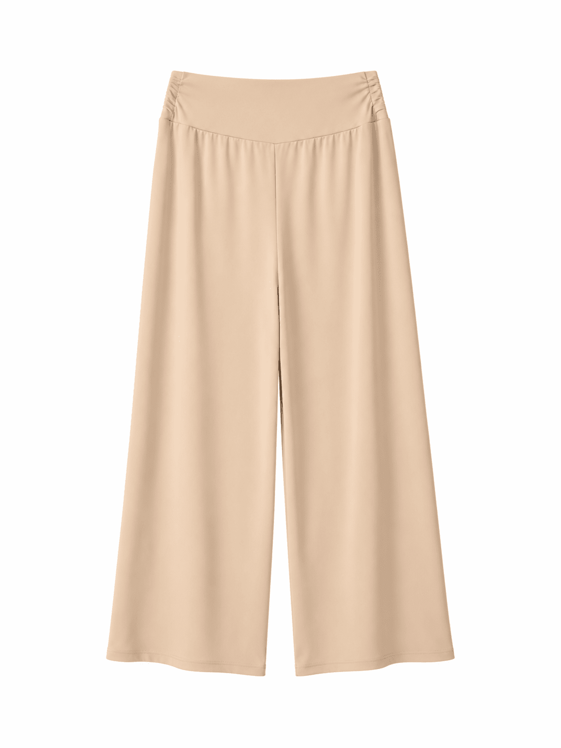 Pantalón Liso Licra Fría Beige - 1