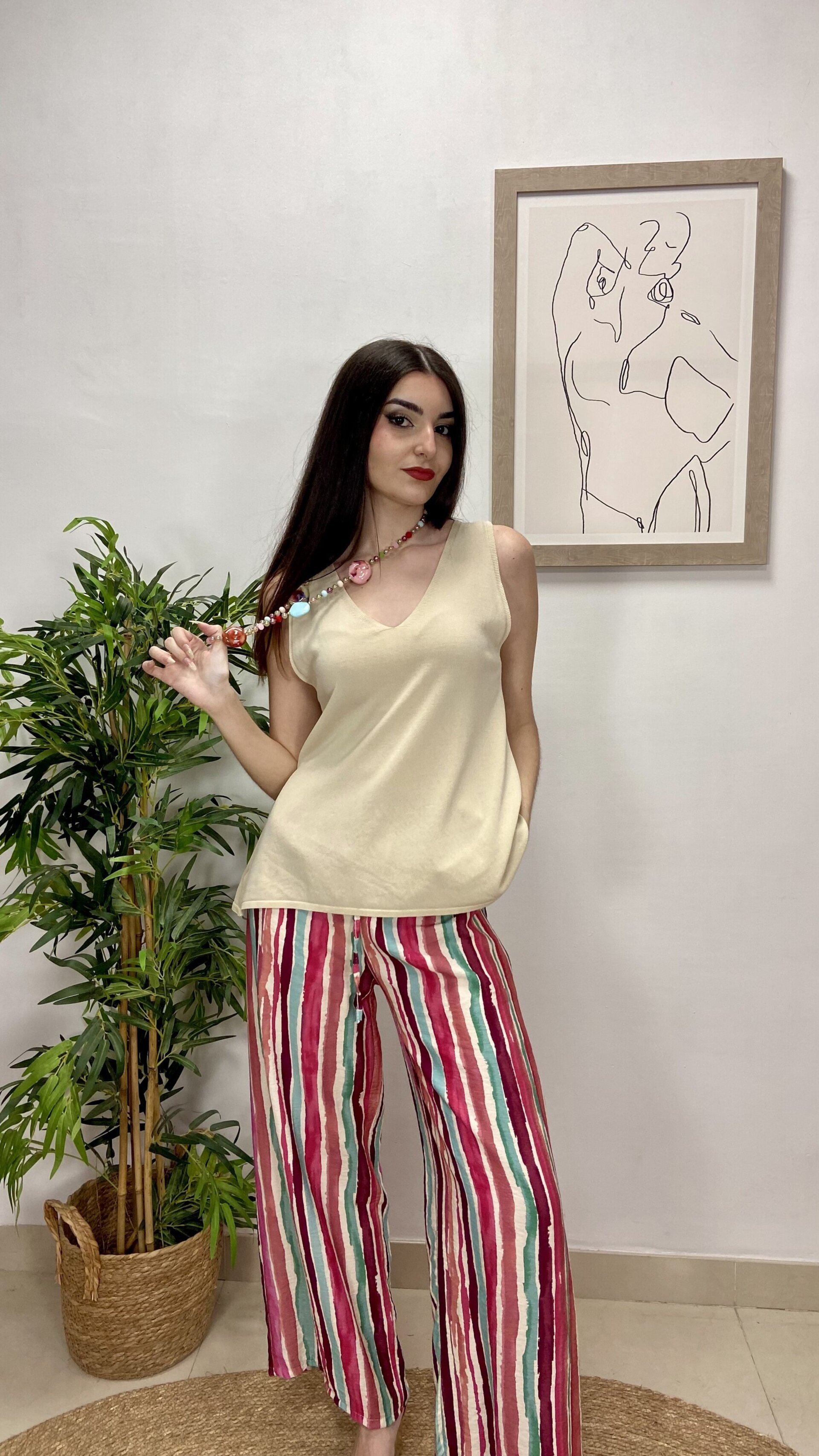 PANTALÓN RAYADO - 2