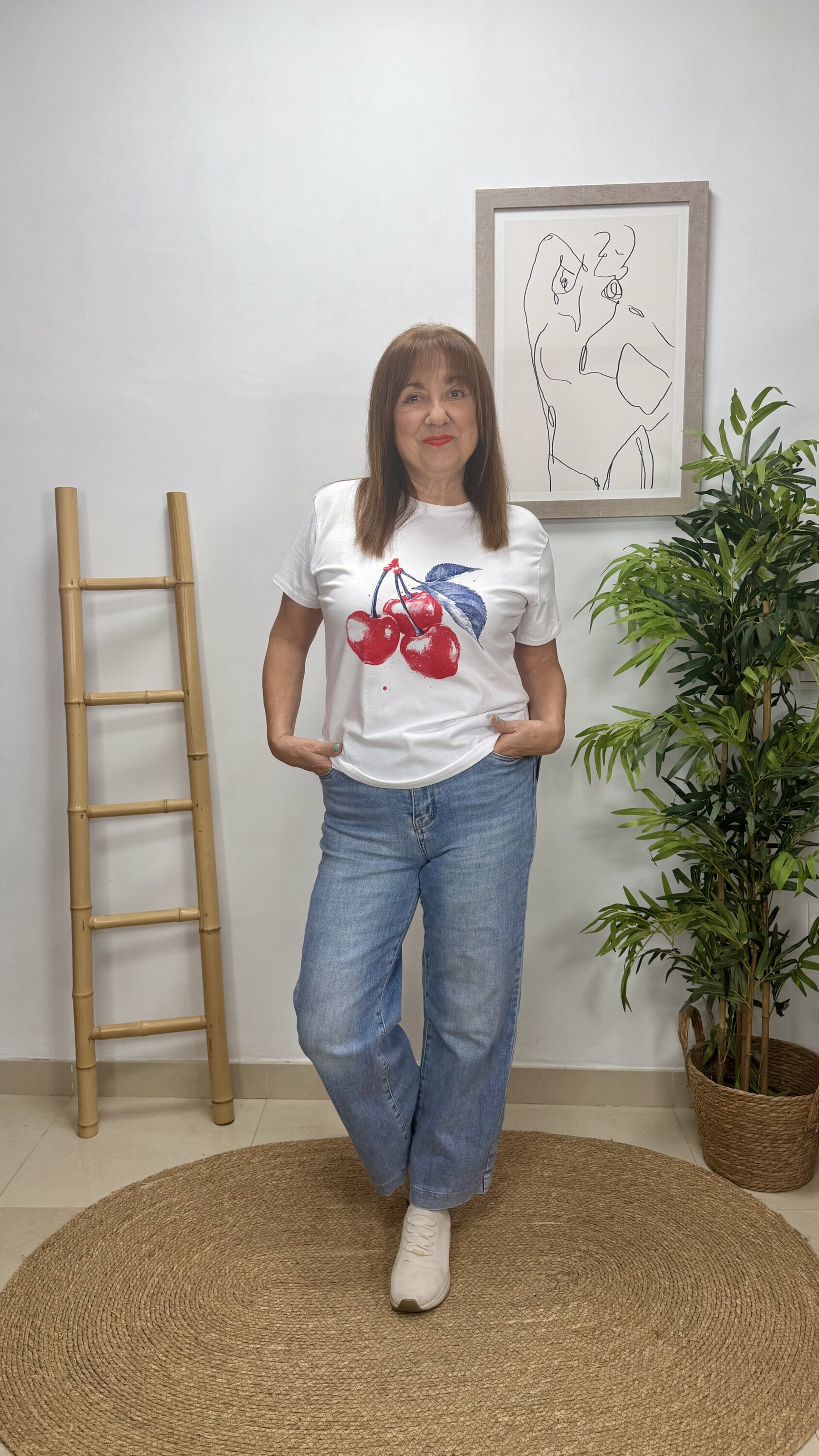 Camiseta Cereza Algodón - 1