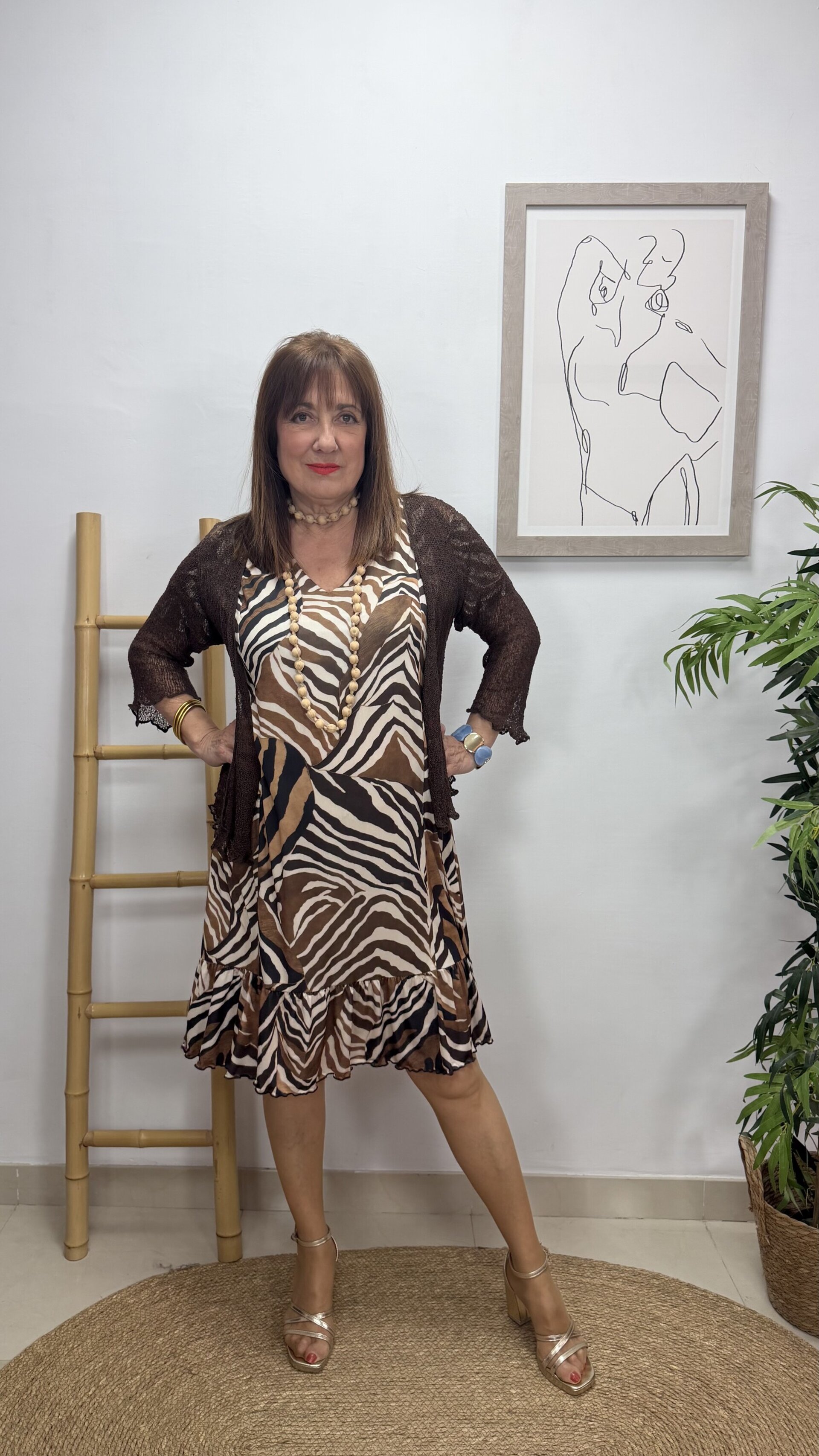 Vestido Corto Print - 2