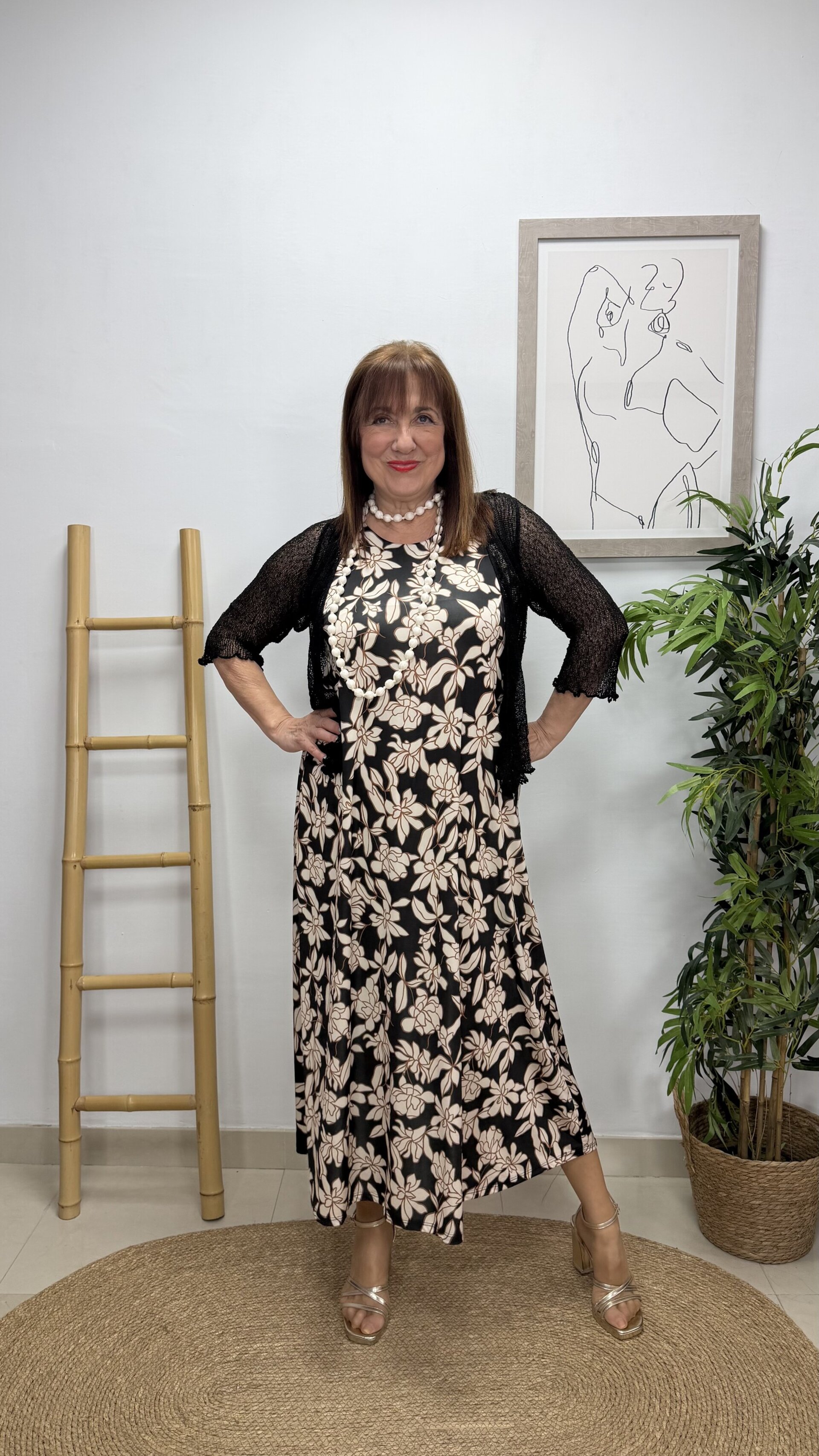 Vestido Estepona Negro - 4
