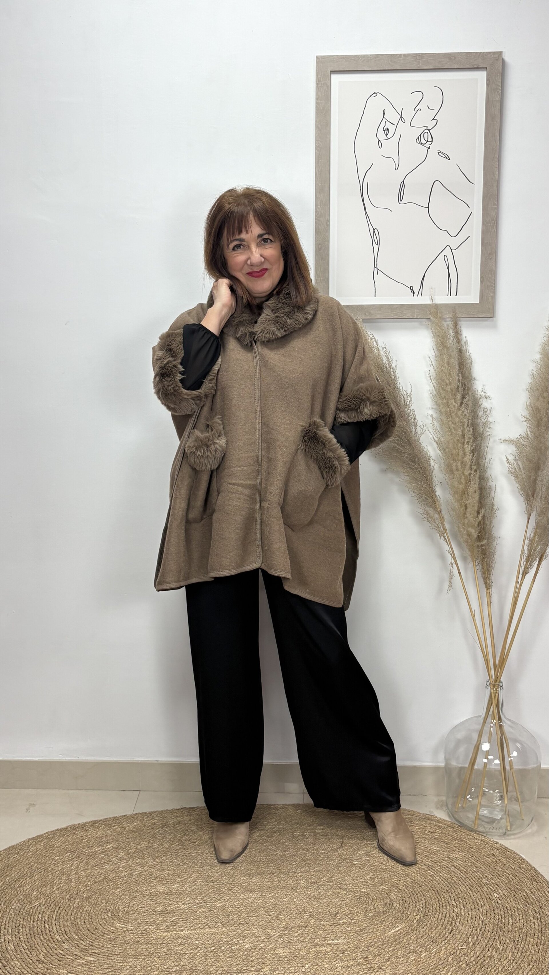 Abrigo Bostón Marrón - 1