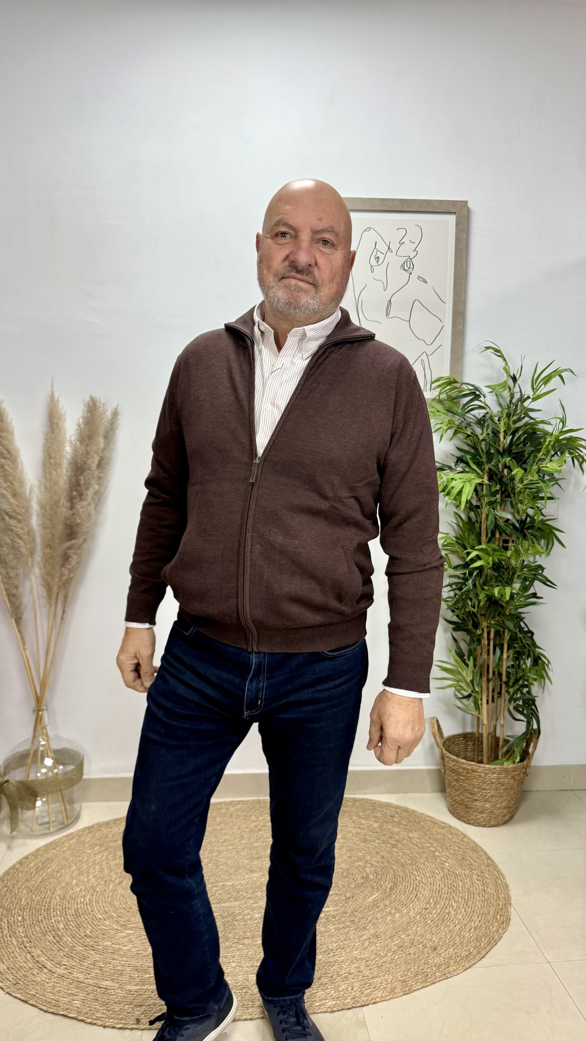 Jersey Cremallera - Marrón - 3