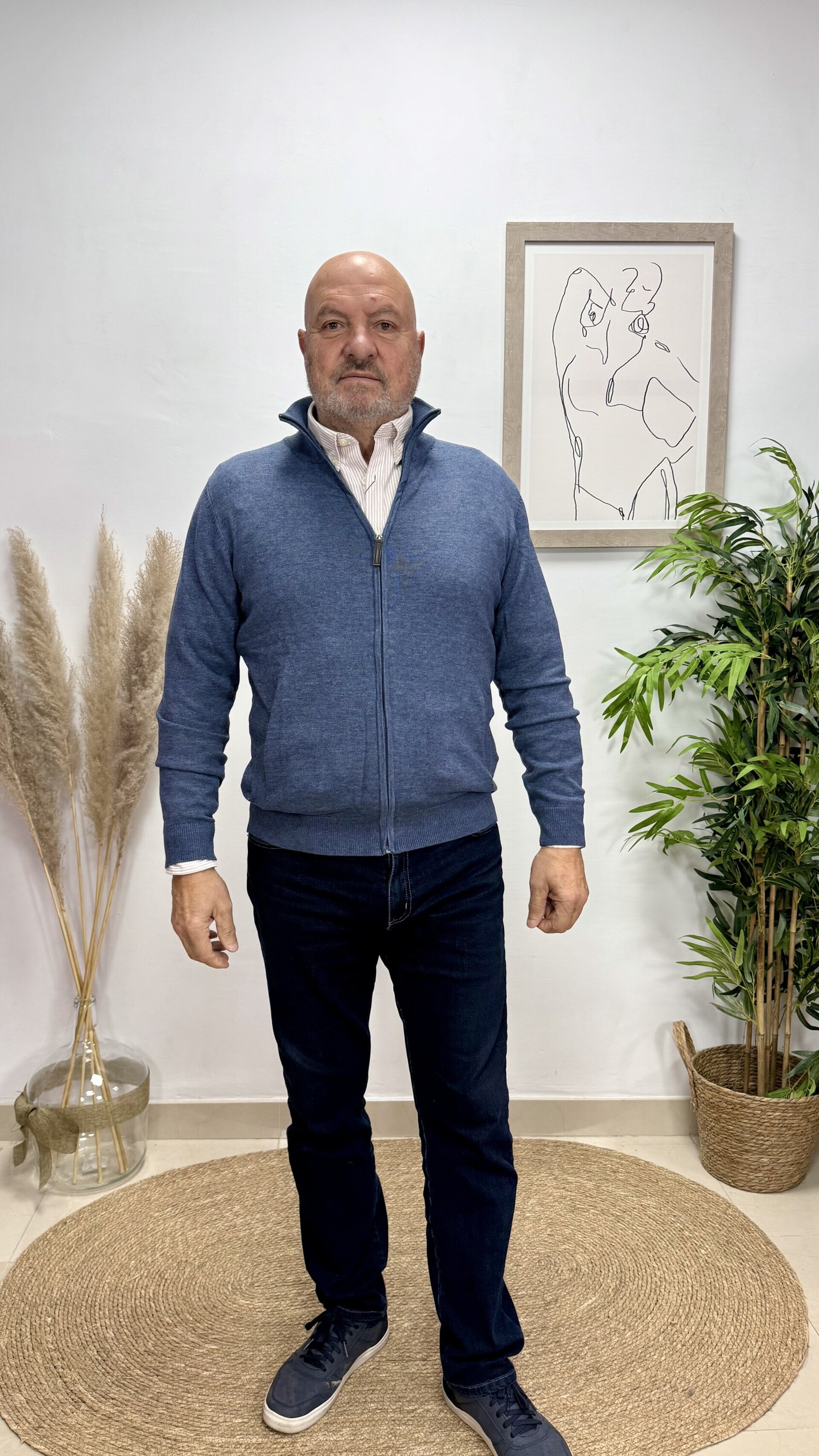 Jersey Cremallera - Azul Vaquero - 3