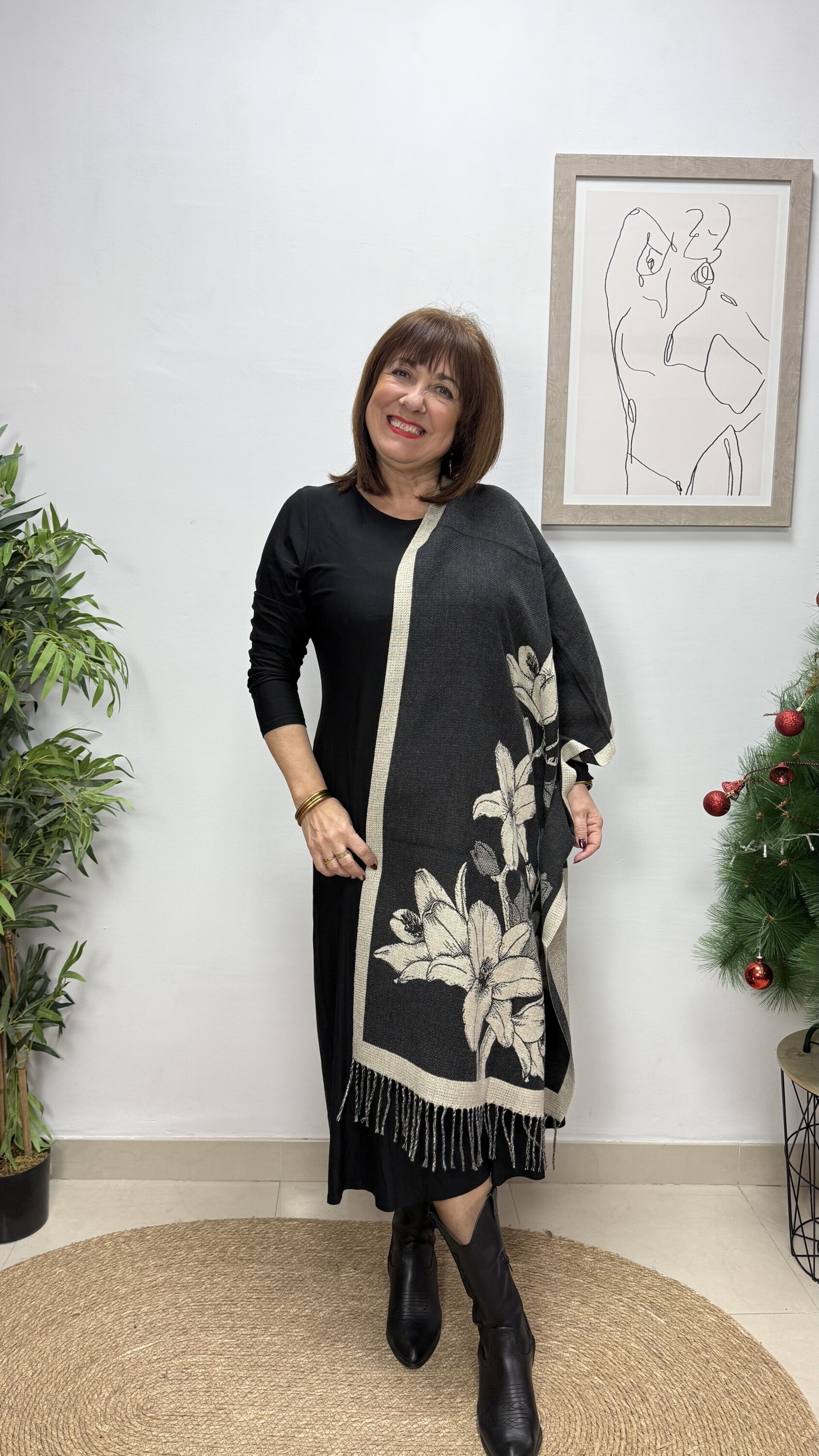 Estola Acuzena Negro - 3