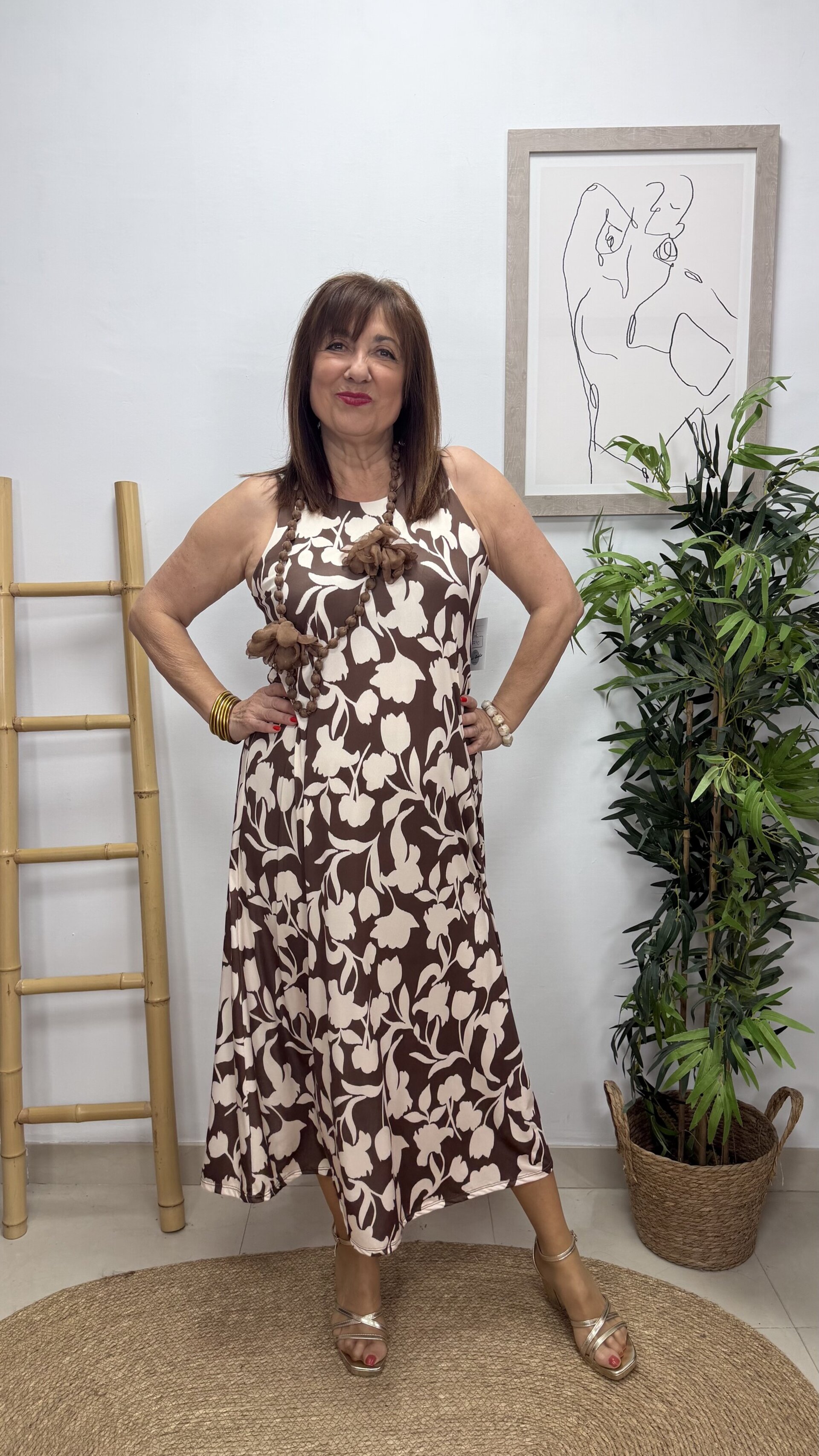 Vestido Marbella Marrón - 2