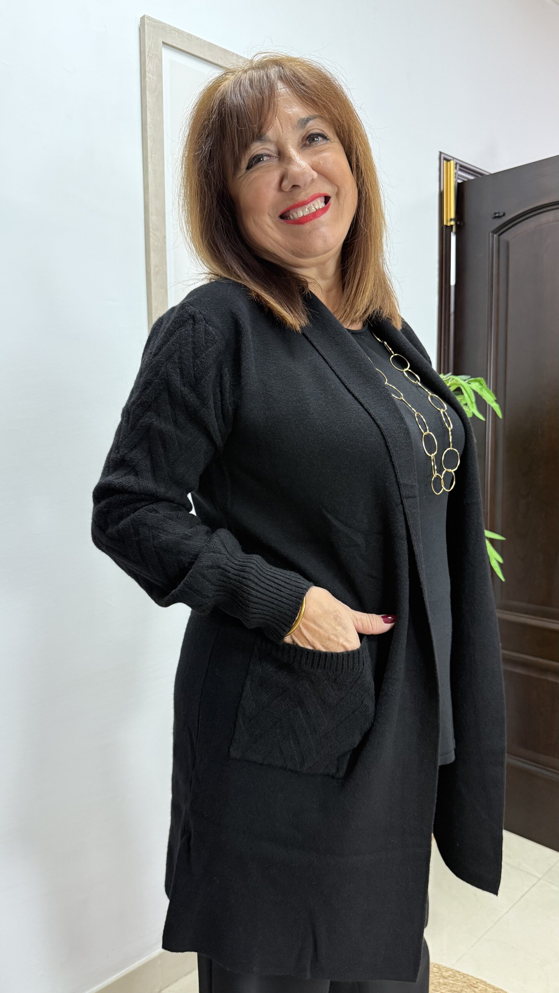 Rebeca Smoking Trenzada Negro - 2