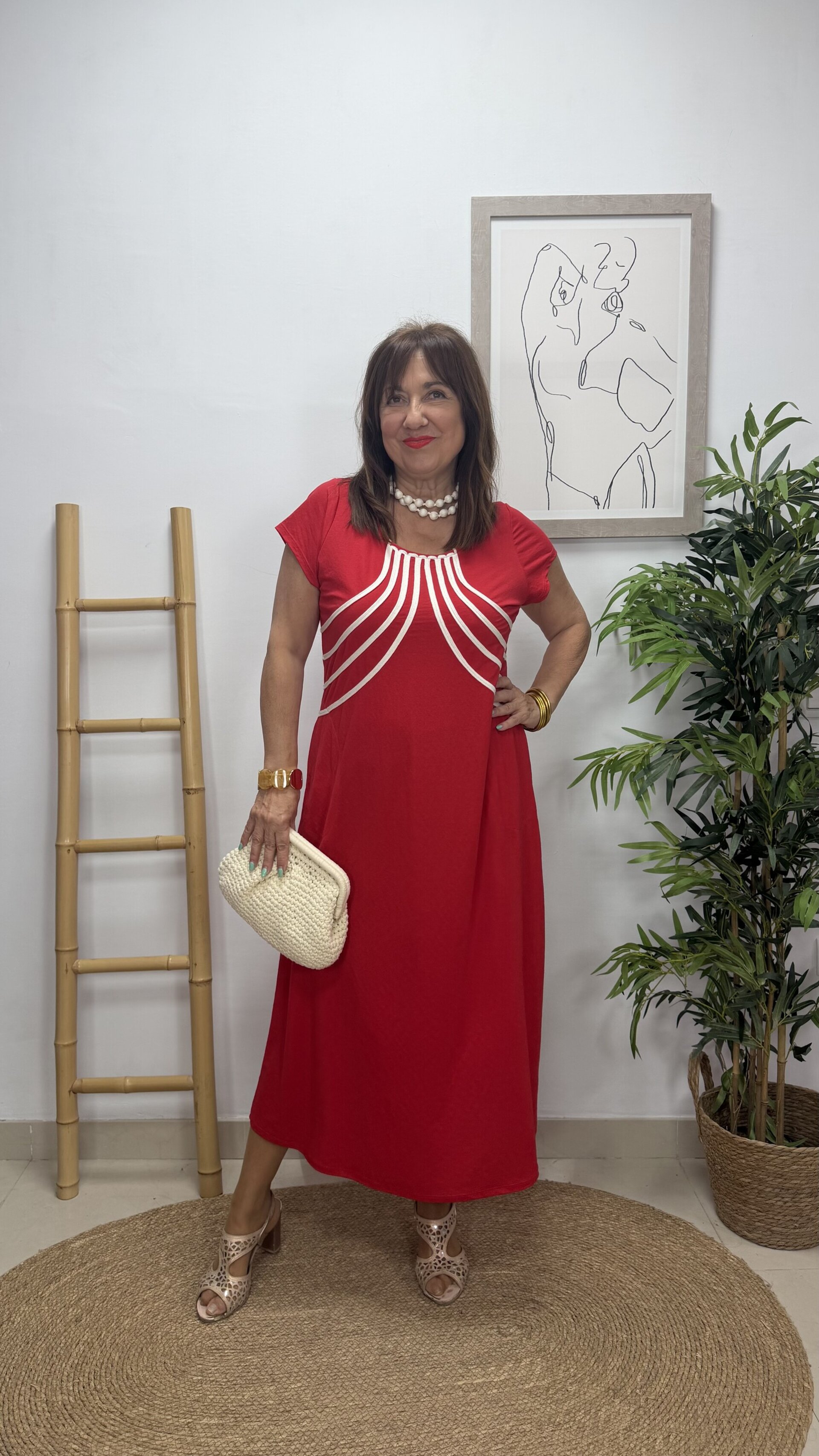 Vestido Ainhoa Rojo - 2