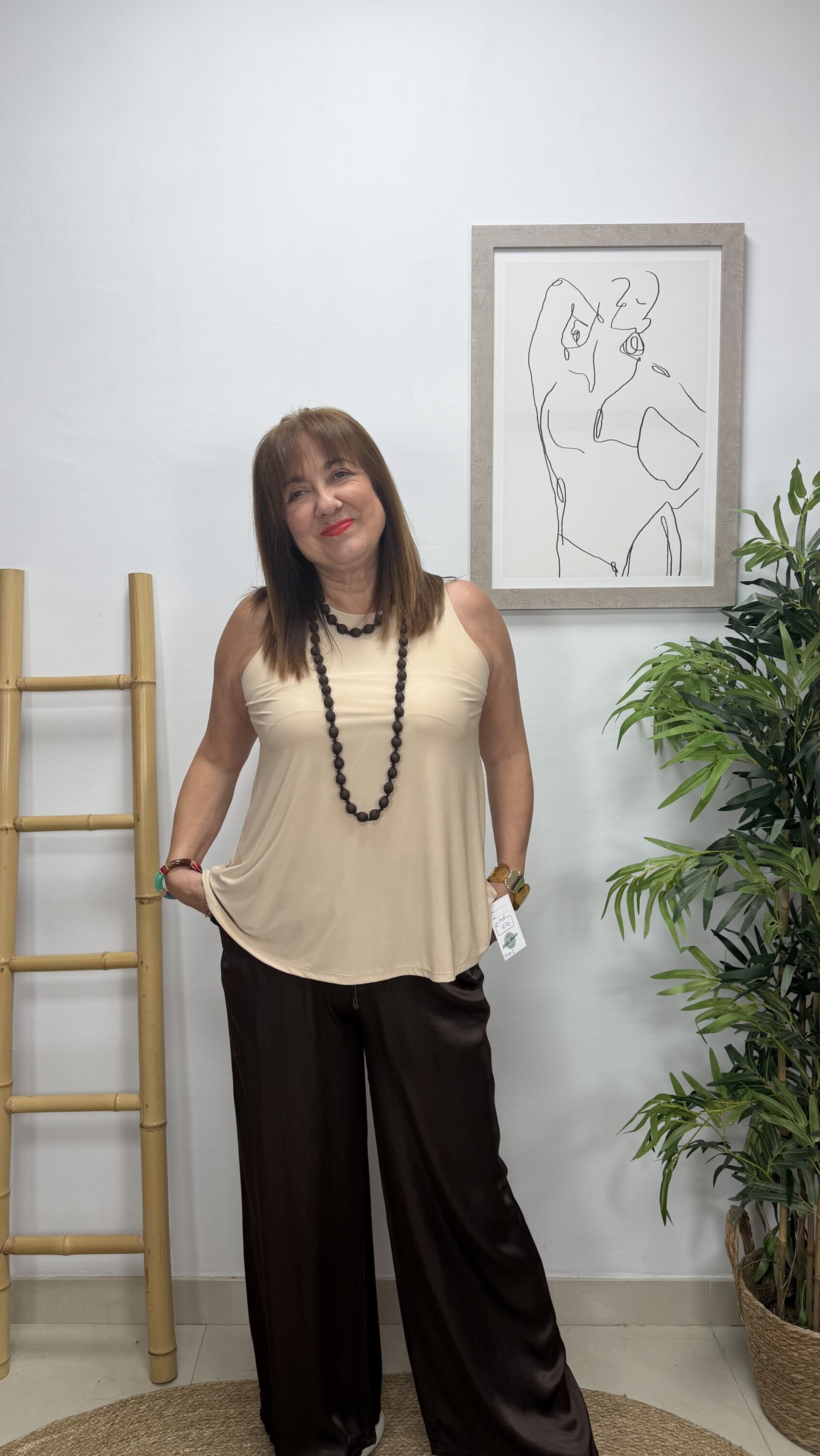 Blusa Estrella Camel - 1