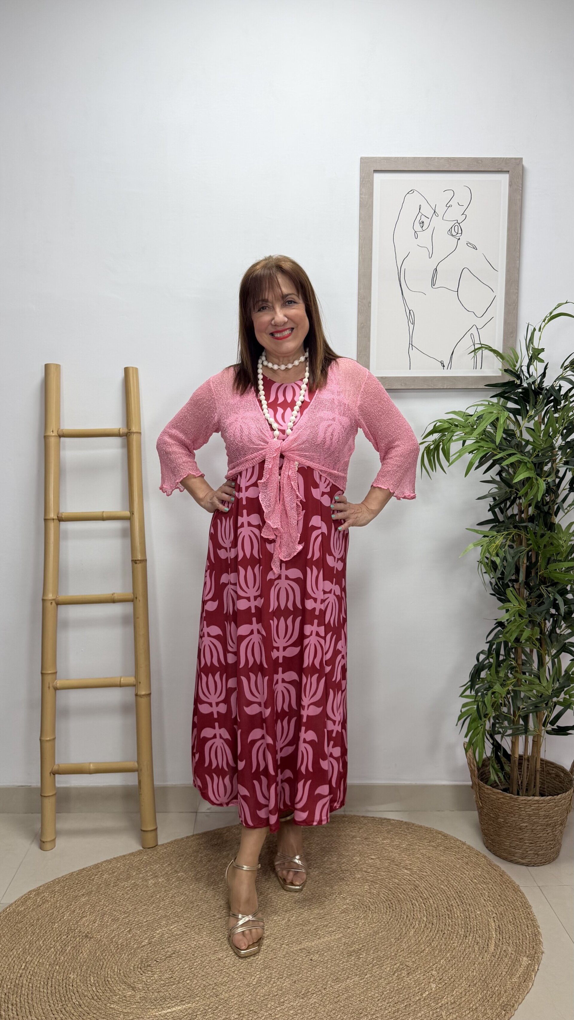 Vestido Málaga Rosa - 2
