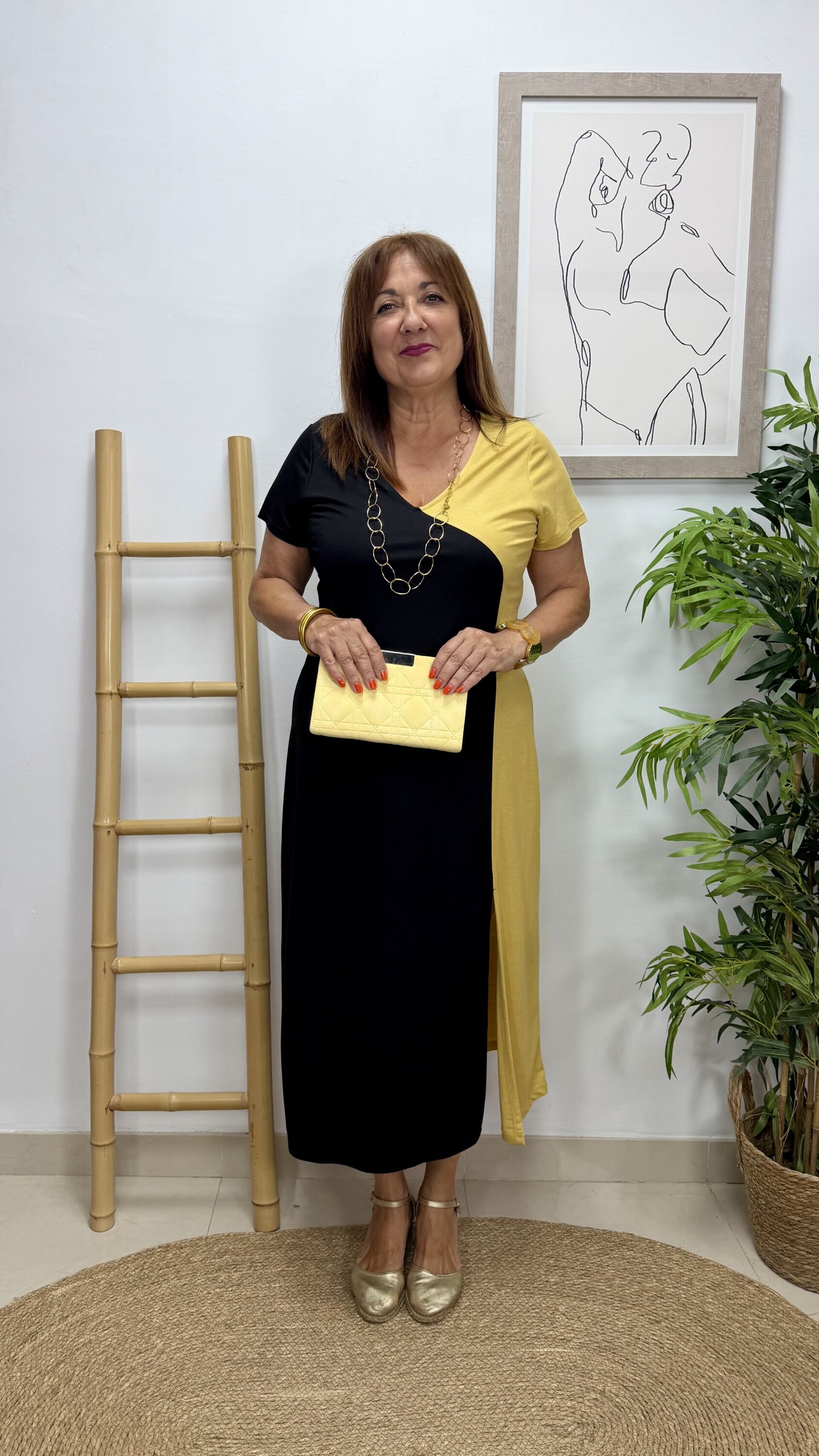 Vestido Senegal Amarillo - 1