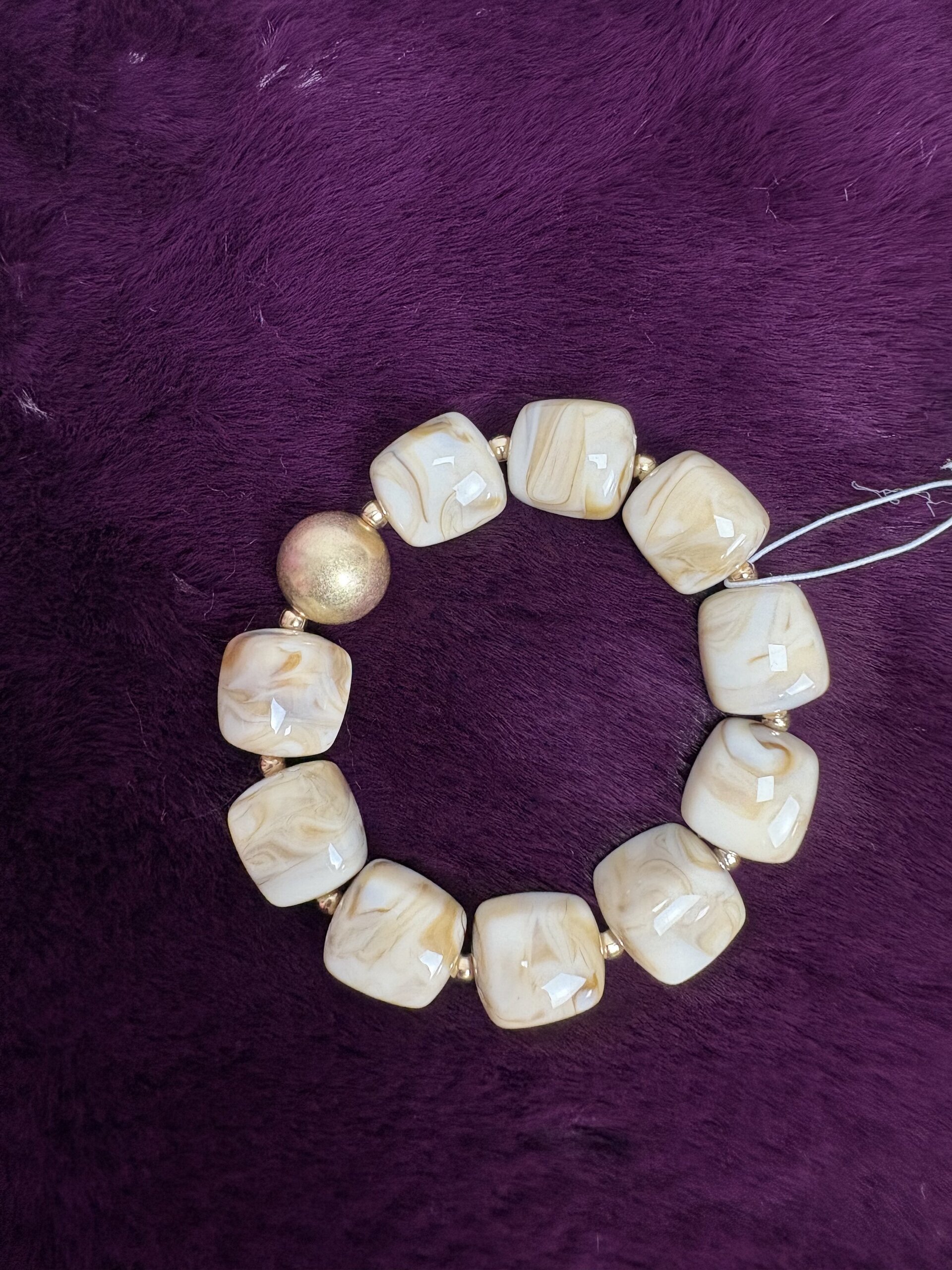 Pulsera Ámbar Beige - 1